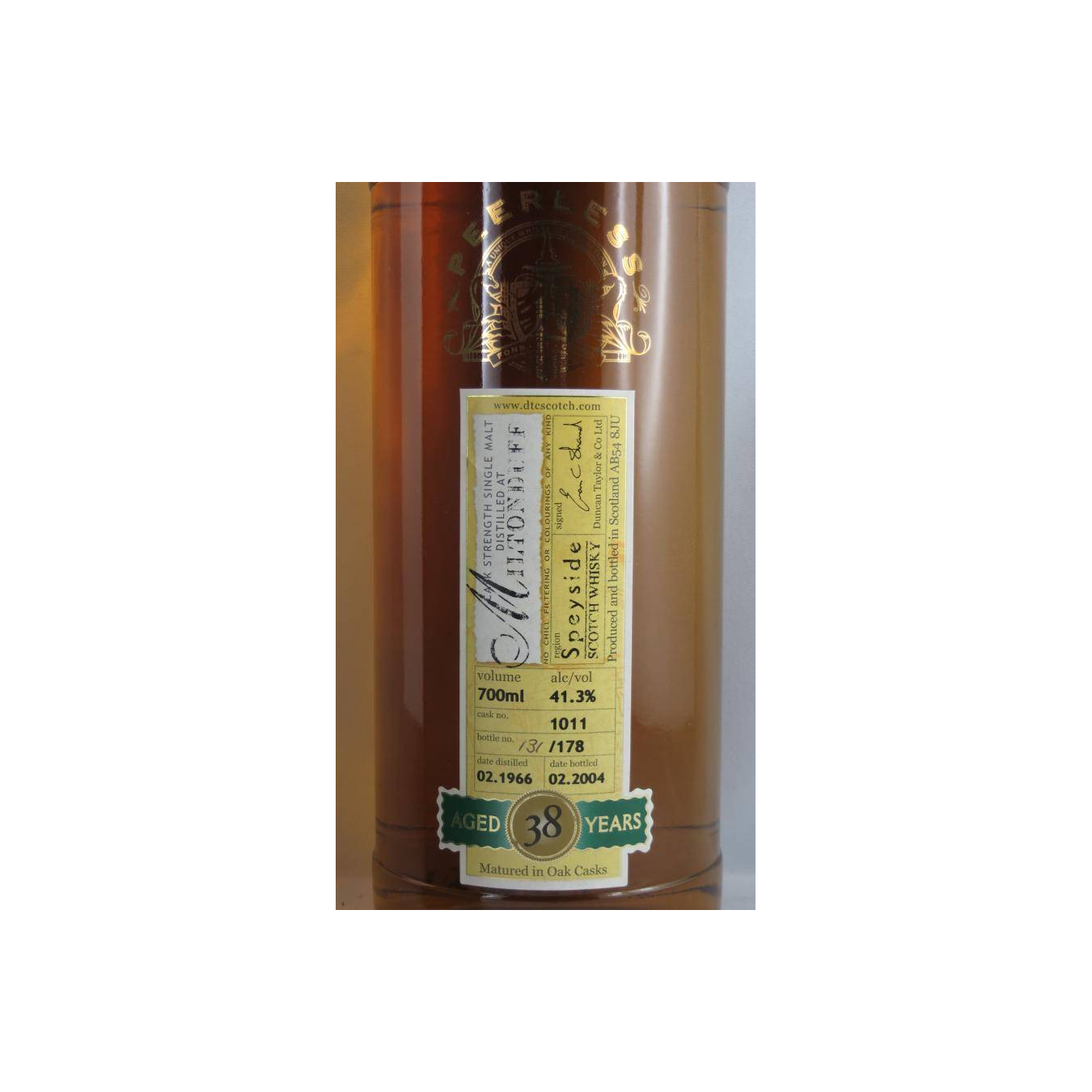 Miltonduff 1966 38 Years Single Malt Whisky 2