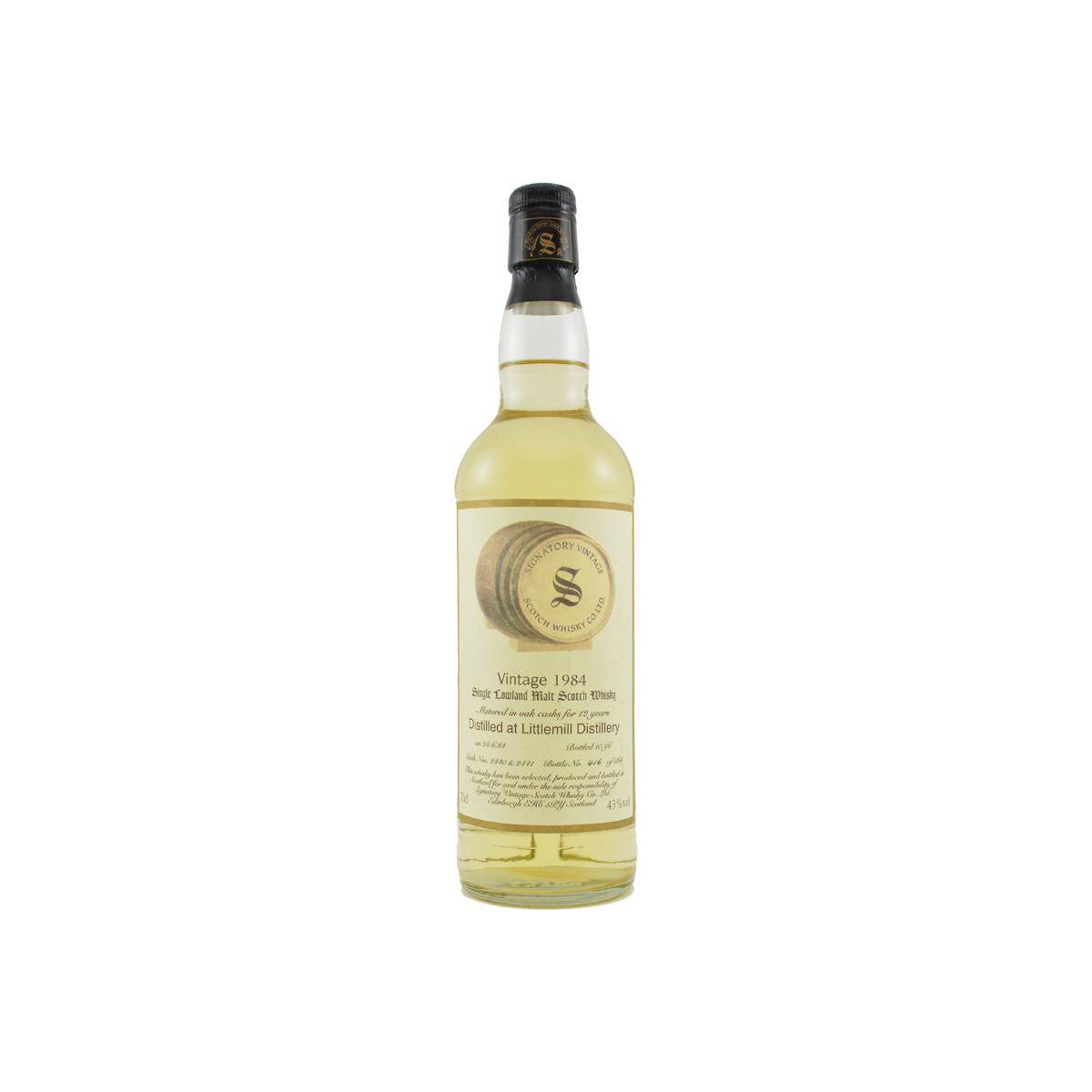 Littlemill Vintage Collection 1984 12 Years Single Malt Whisky