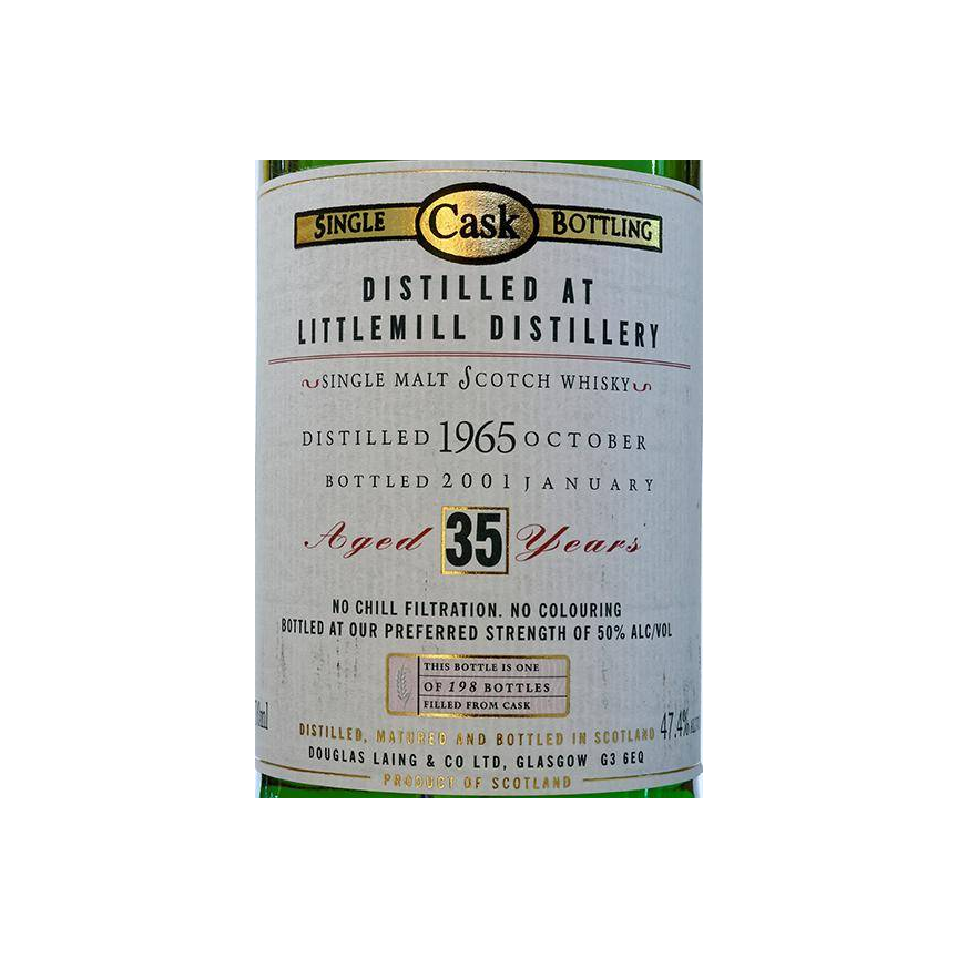 Littlemill Old Malt Cask 1965 35 Years Single Malt Whisky 2
