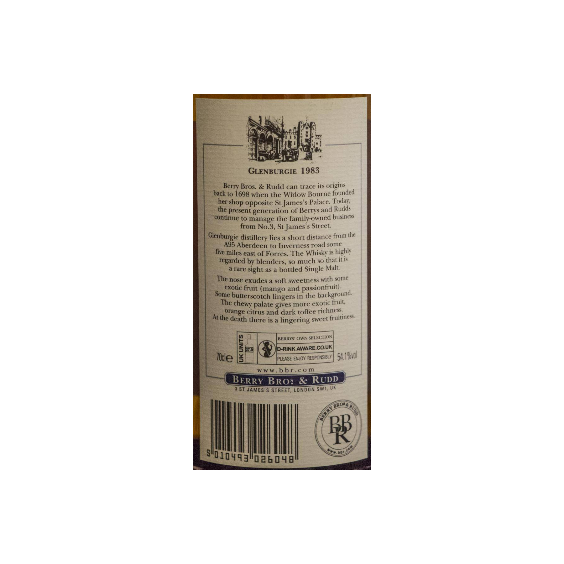 Glenburgie 1983 27 Years Single Malt Whisky 2