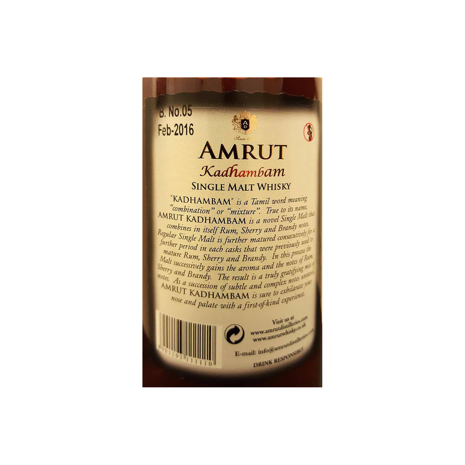 Amrut Single Malt Whisky 3