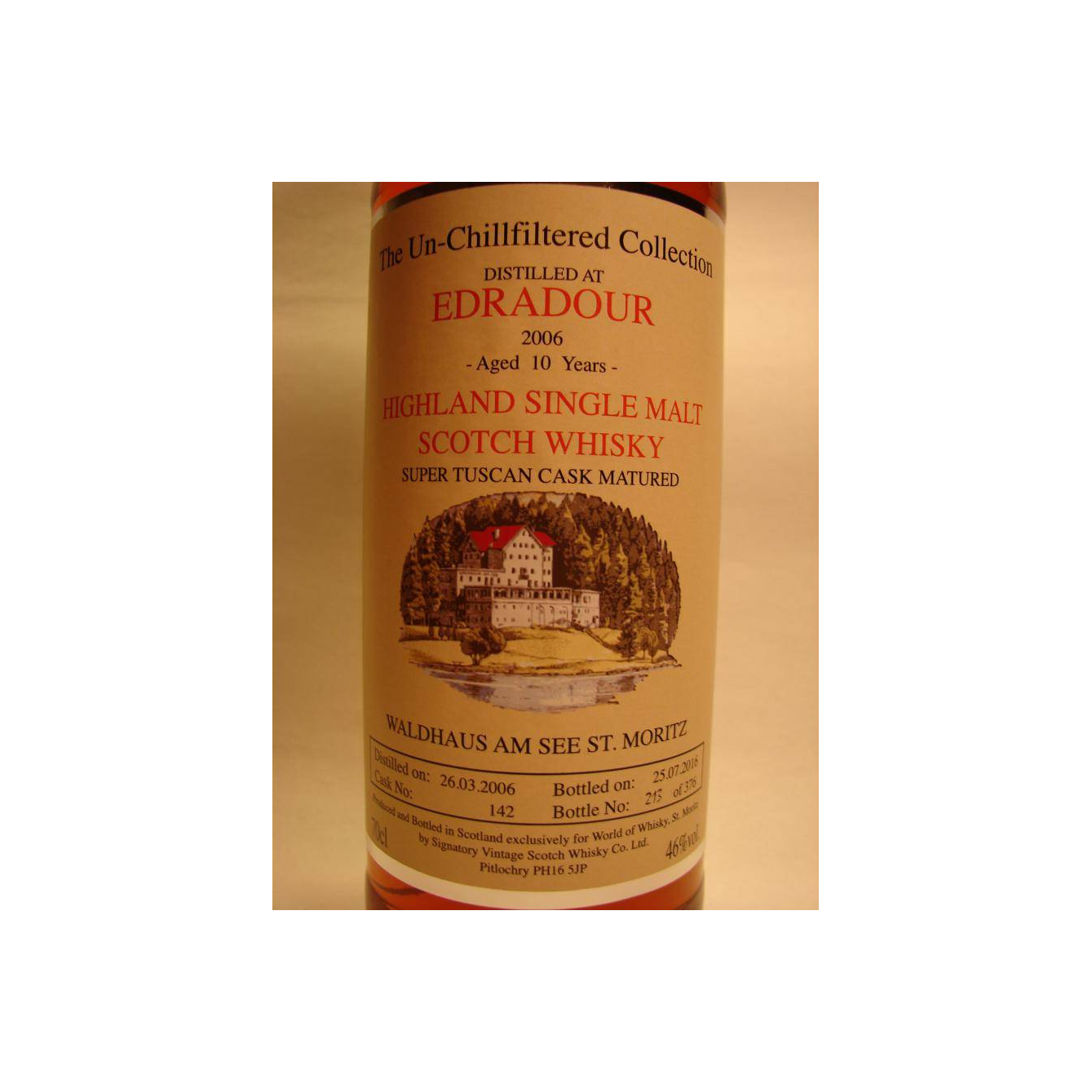 Edradour The Un-Chillfiltered Collection 2006 10 Years Single Malt Whisky 2