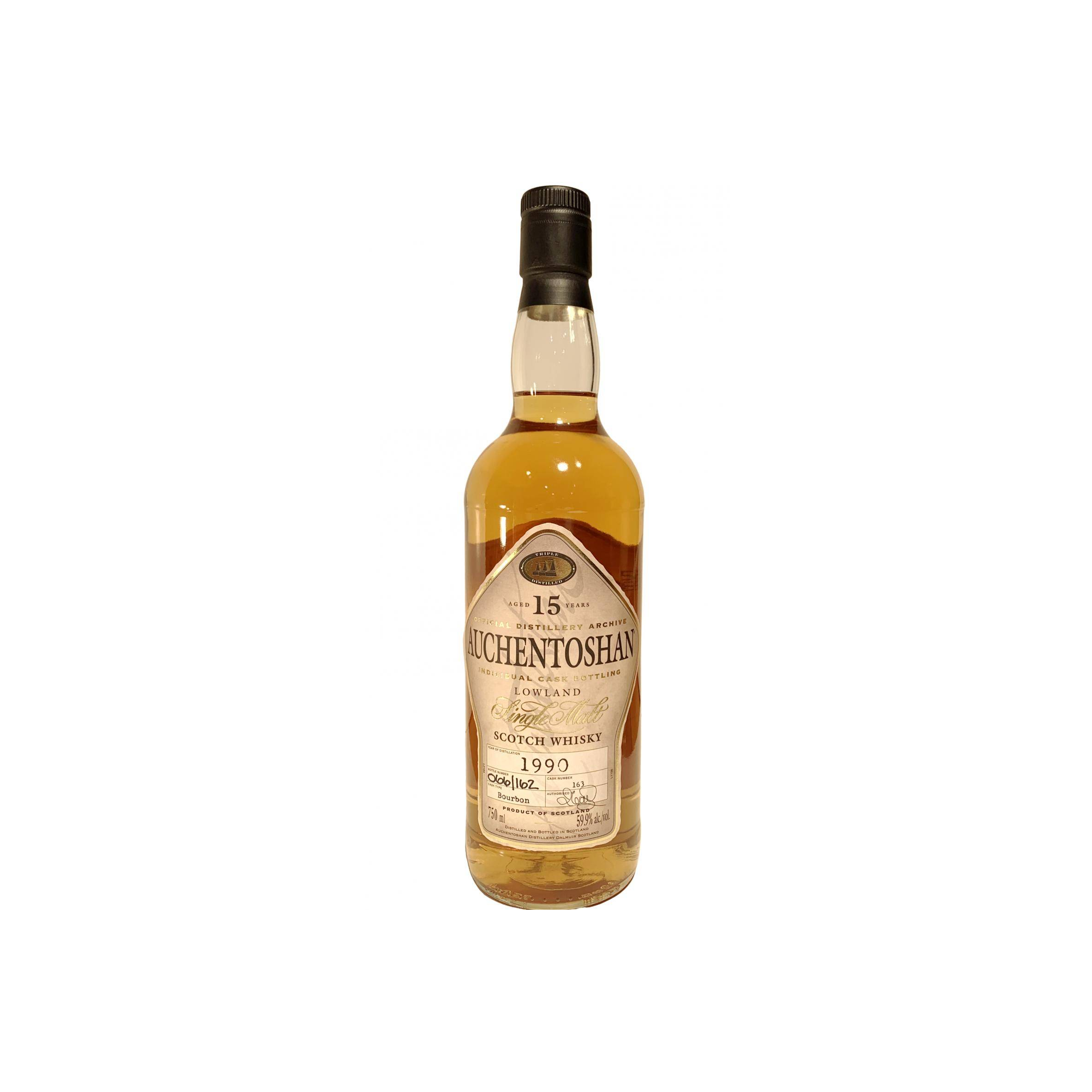Auchentoshan Individual Cask Bottling 1990 15 Years Single Malt Whisky