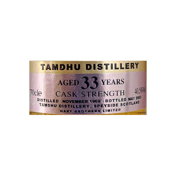 Tamdhu Finest Collection 1969 33 Years Single Malt Whisky 3