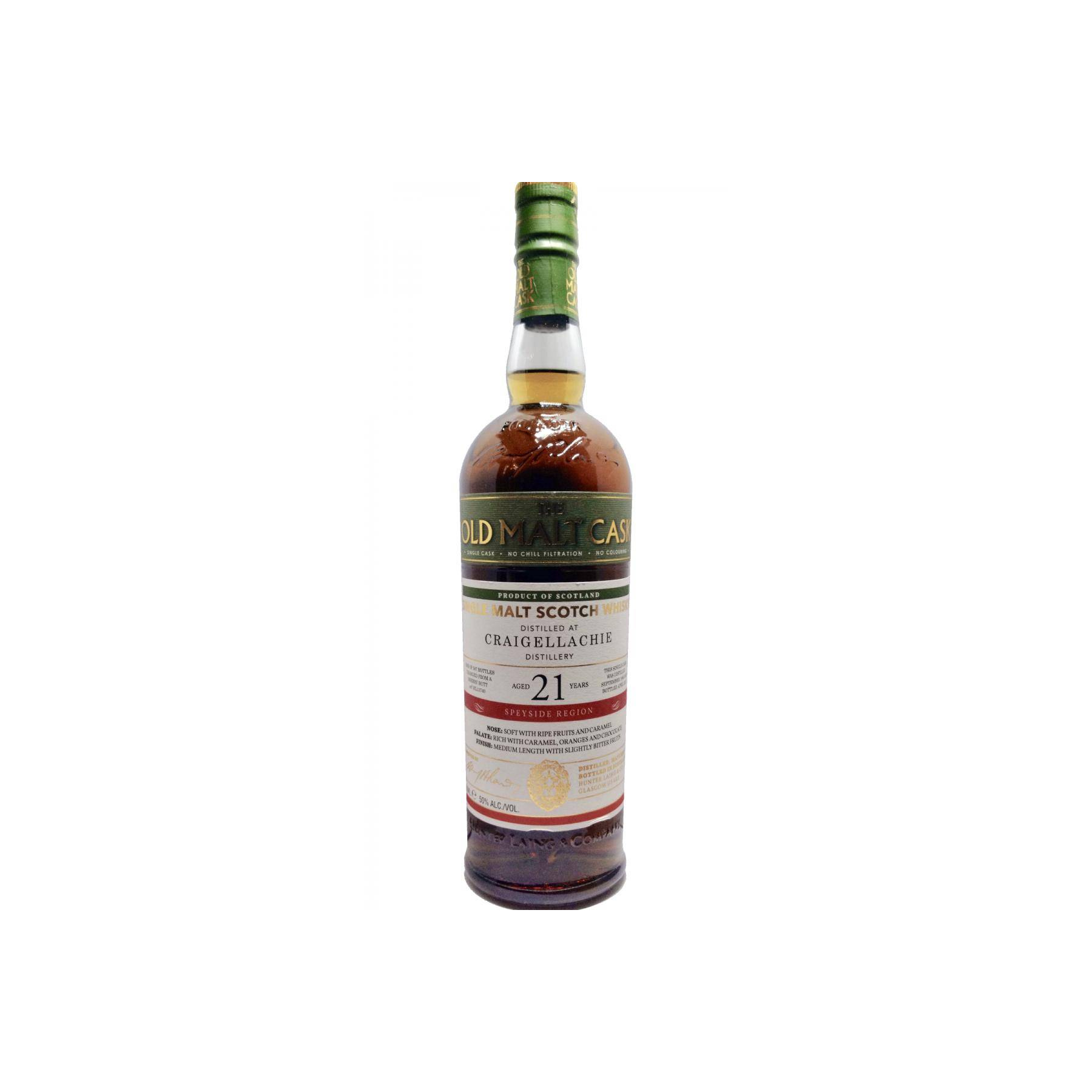 Craigellachie Old Malt Cask 1995 21 Years Single Malt Whisky