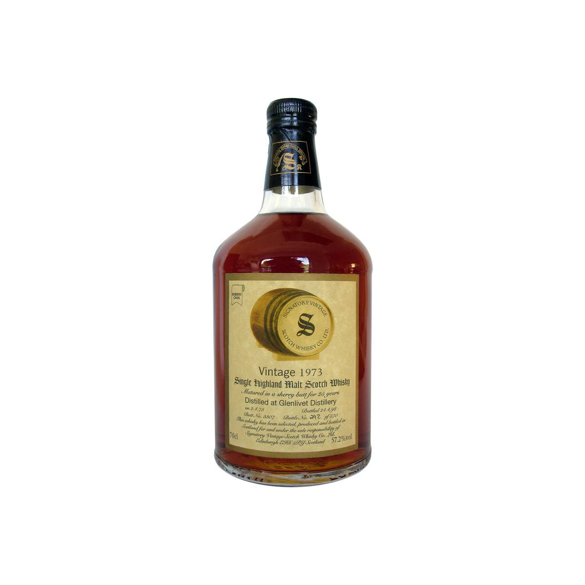 The Glenlivet Vintage Collection - Dumpy 1973 25 Years Single Malt Whisky