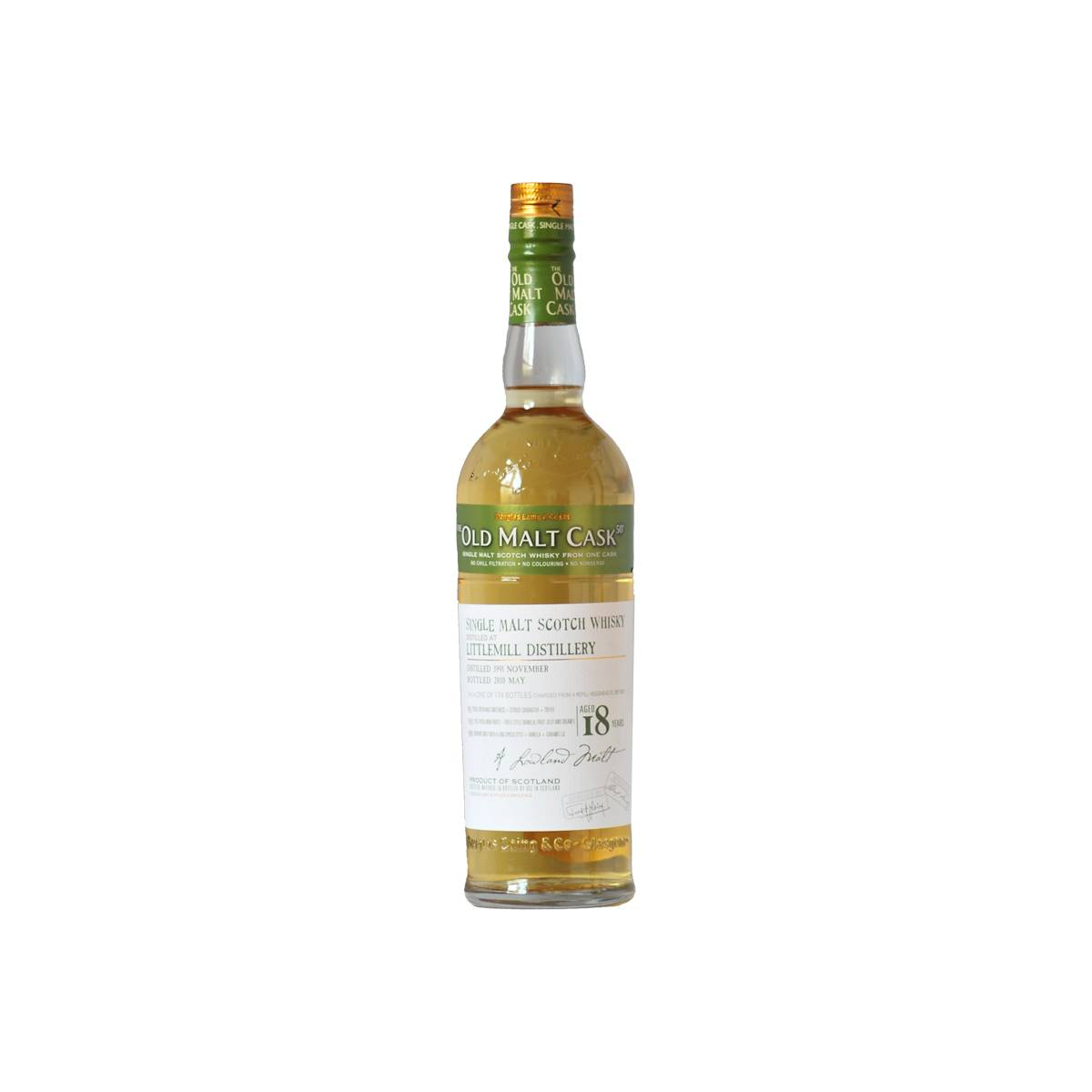Littlemill Old Malt Cask 1991 18 Years Single Malt Whisky