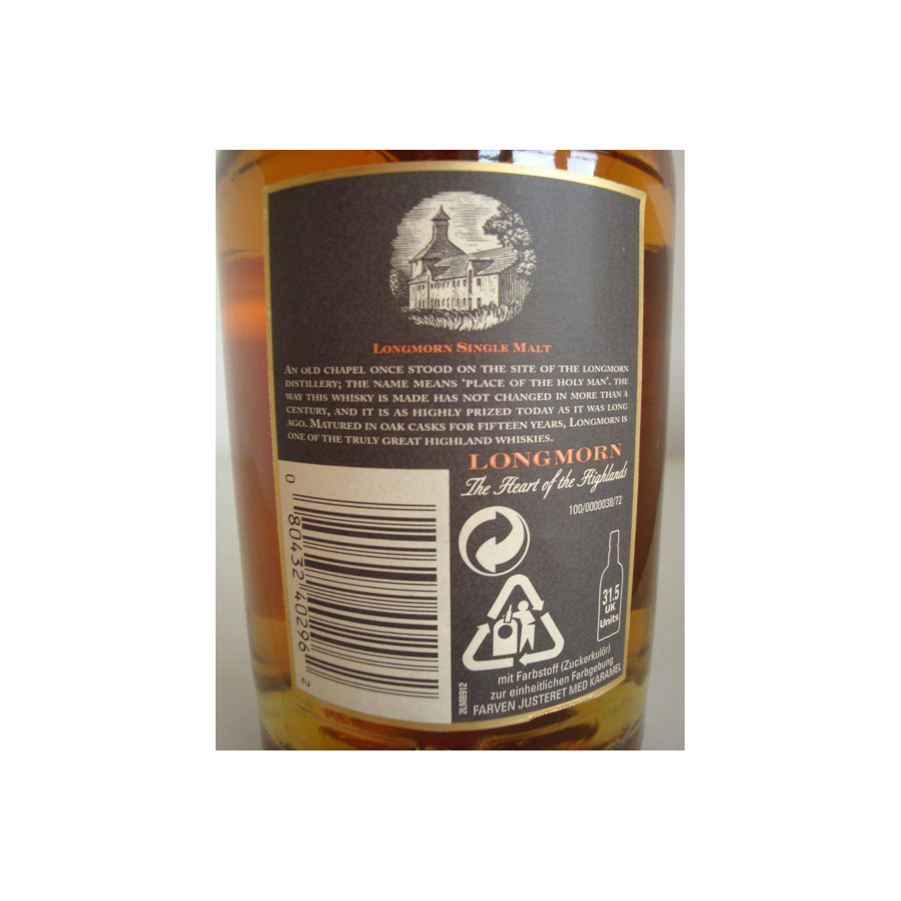 Longmorn 15 Years Single Malt Whisky 3