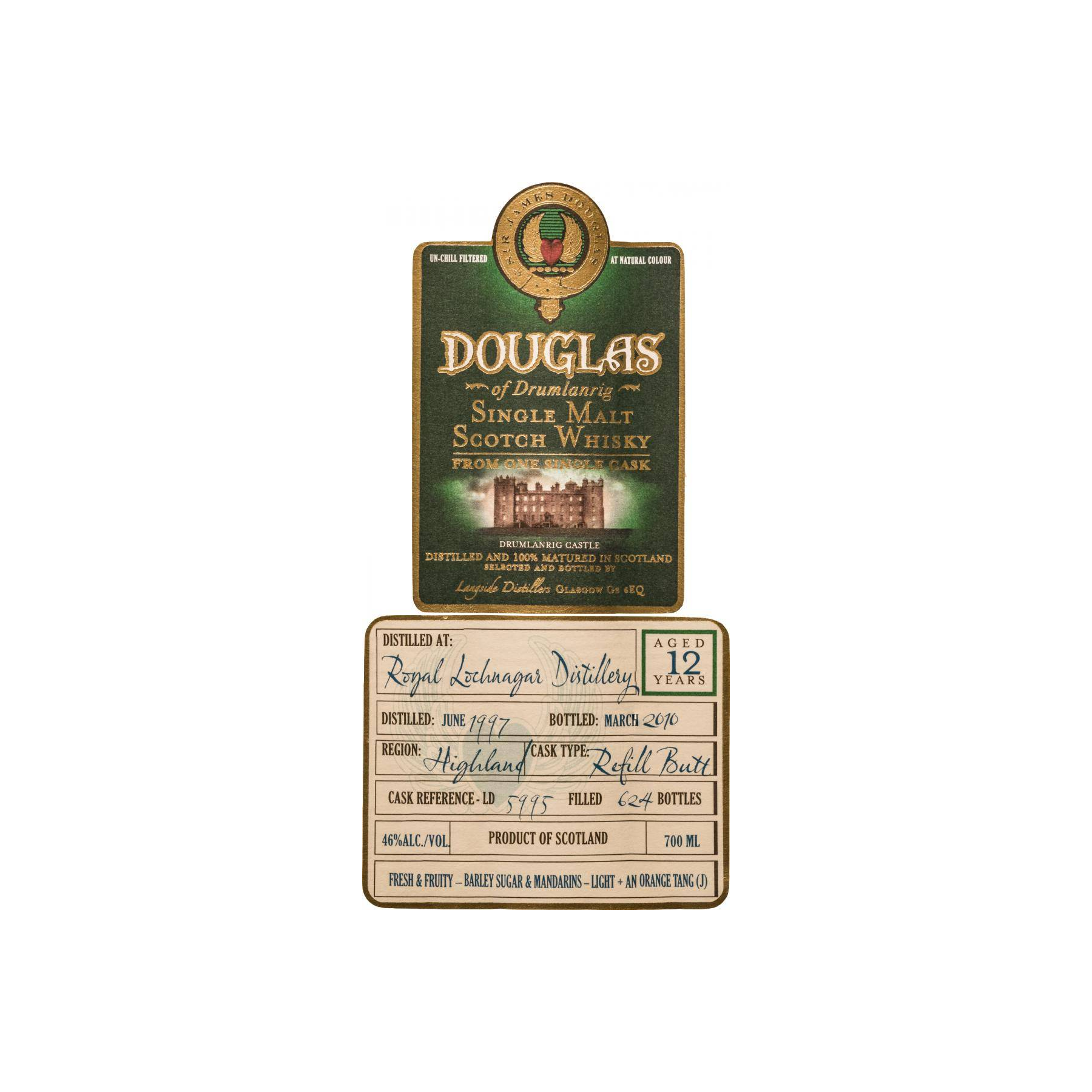Royal Lochnagar 1997 12 Years Single Malt Whisky 2
