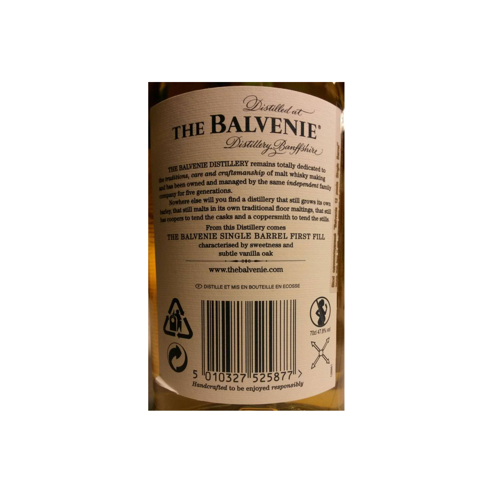 The Balvenie Single Cask 12 Years Single Malt Whisky 2