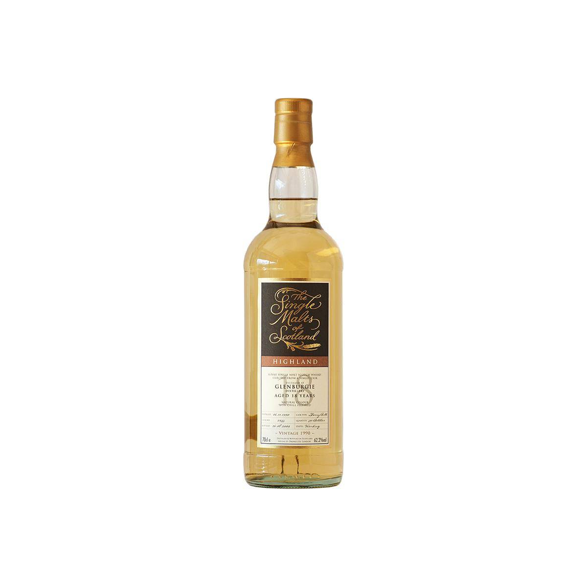 Glenburgie The Single Malts of Scotland 1990 18 Years Single Malt Whisky