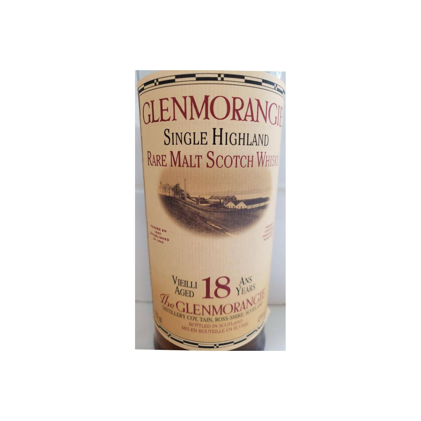 Glenmorangie 18 Years Single Malt Whisky