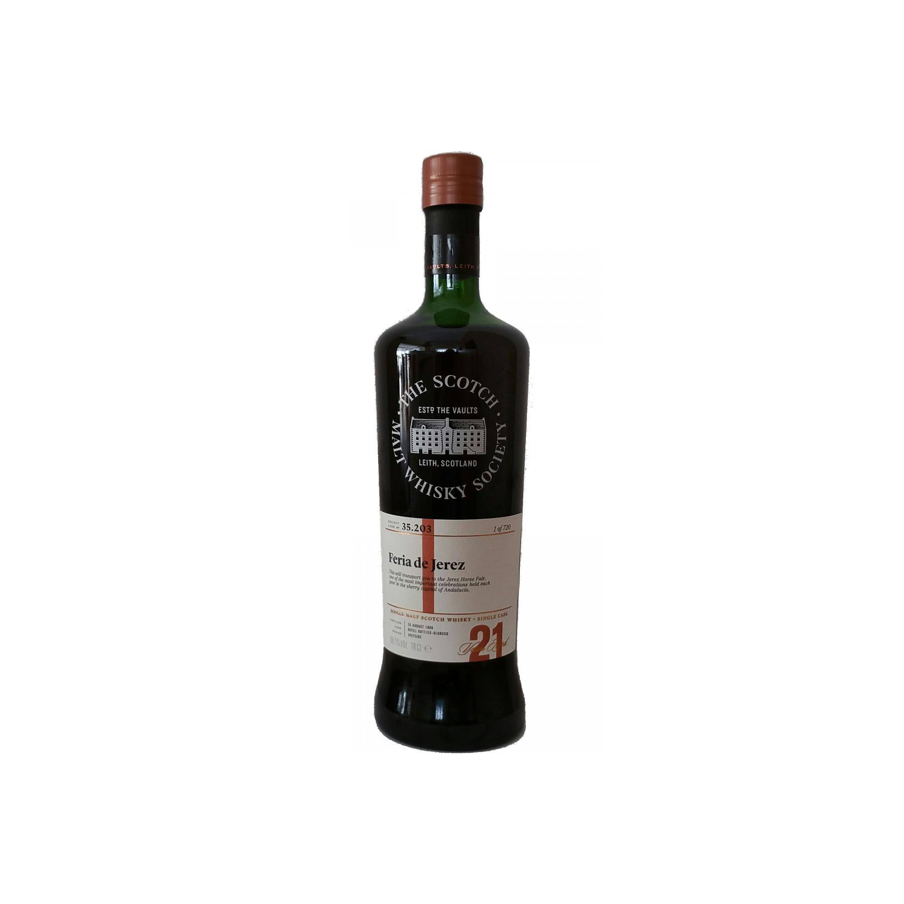 The Scotch Malt Whisky Society 1996 21 Years Single Malt Whisky