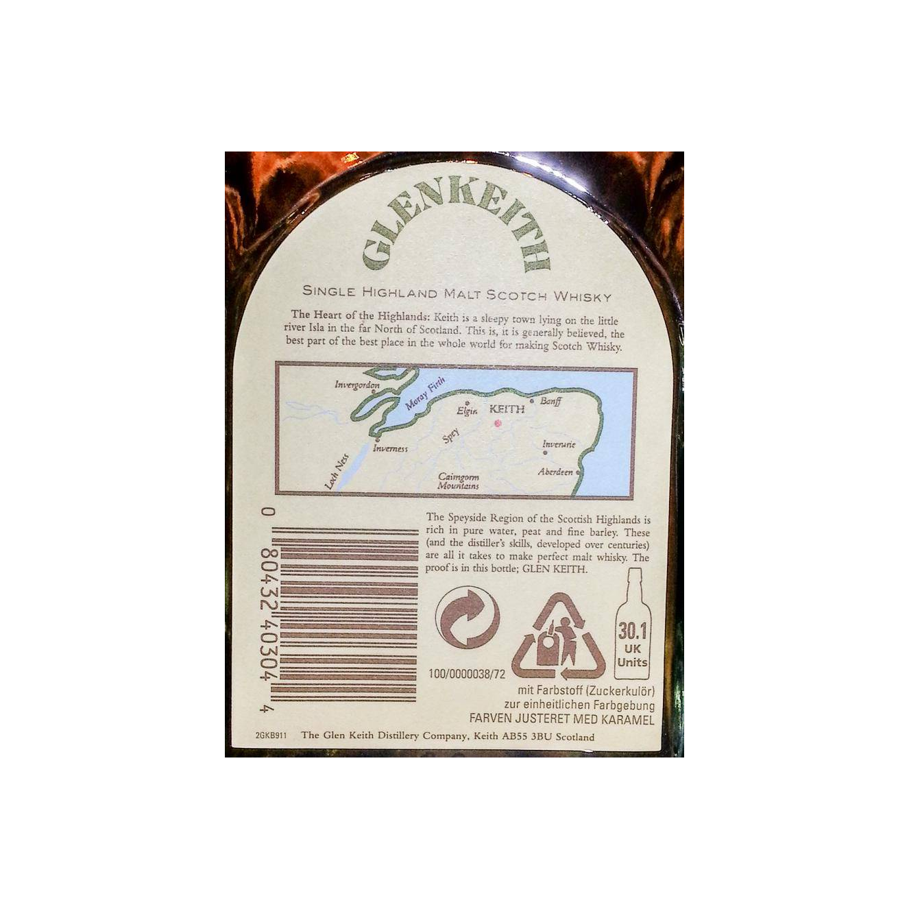 Glen Keith 10 Years Single Malt Whisky 2