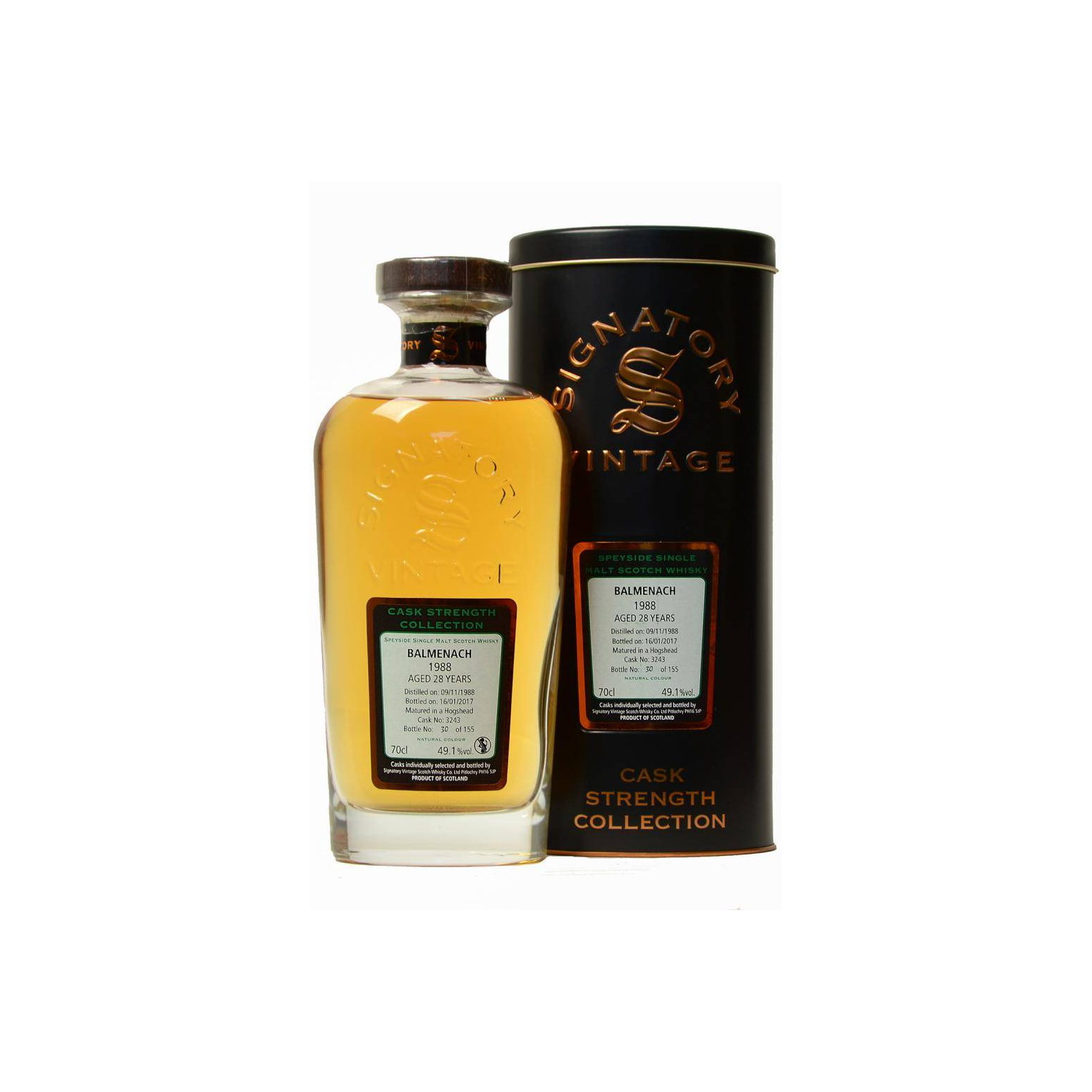 Balmenach Cask Strength Collection 1988 28 Years Single Malt Whisky 2