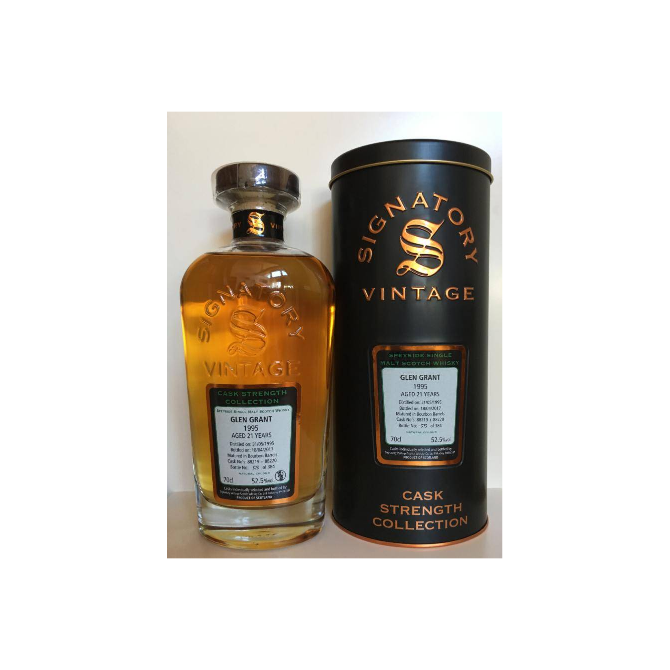 Glen Grant Cask Strength Collection 1995 21 Years Single Malt Whisky 2