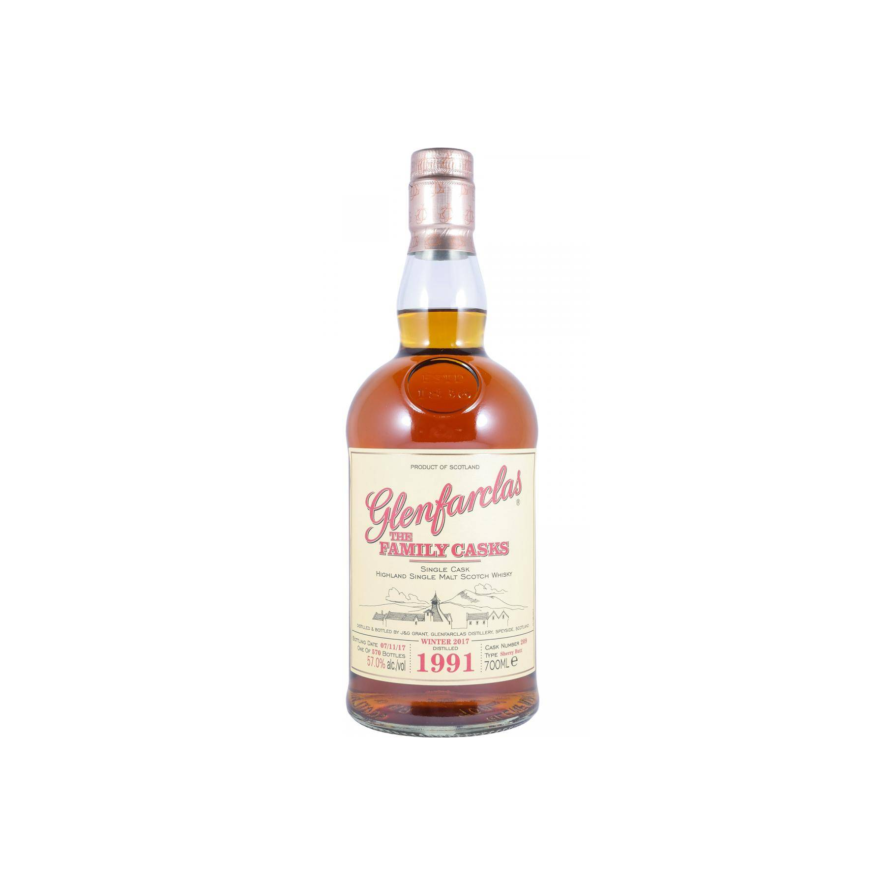Glenfarclas 1991 26 Years Single Malt Whisky