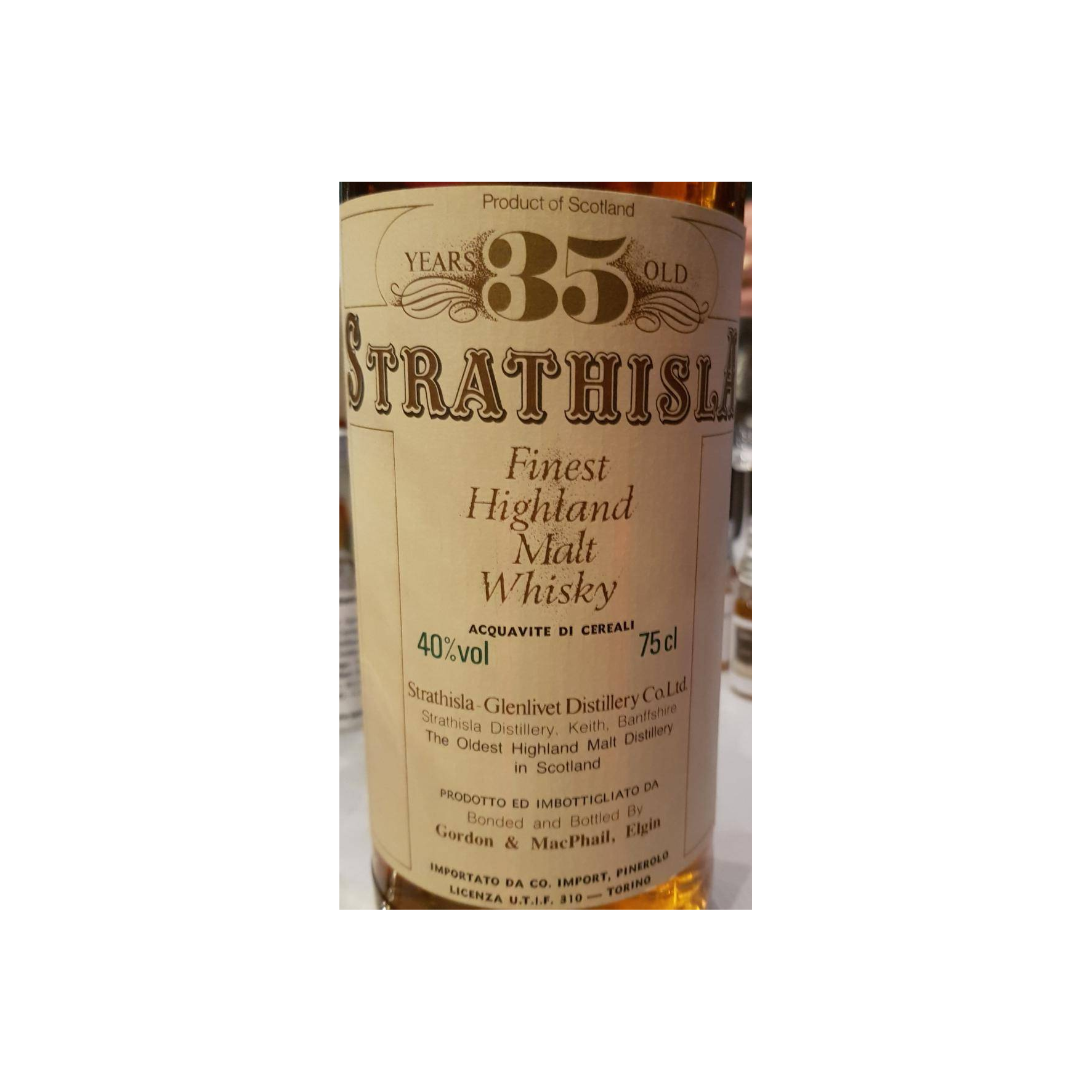 Strathisla 35 Years Single Malt Whisky