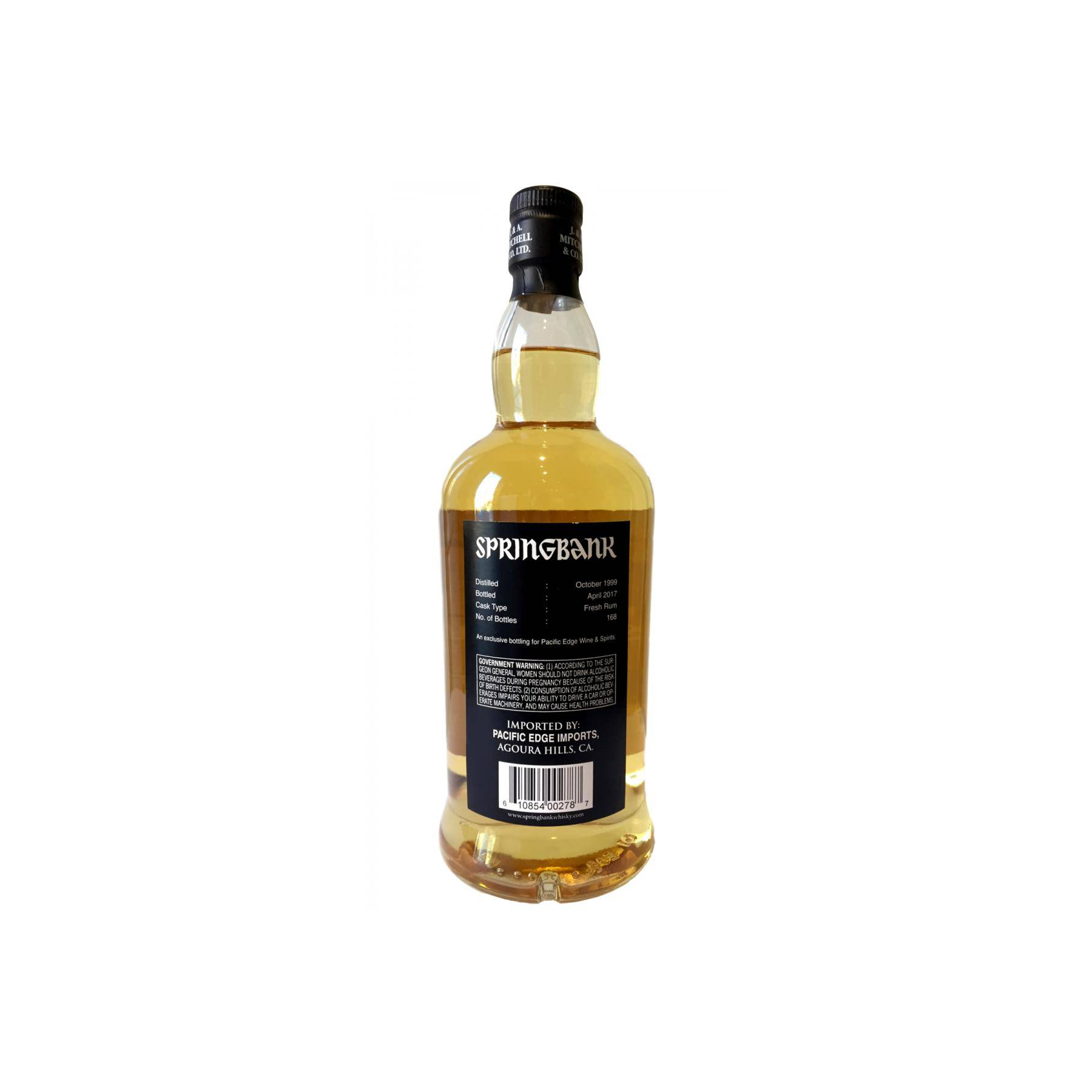 Springbank Single Cask 1999 17 Years Single Malt Whisky 2