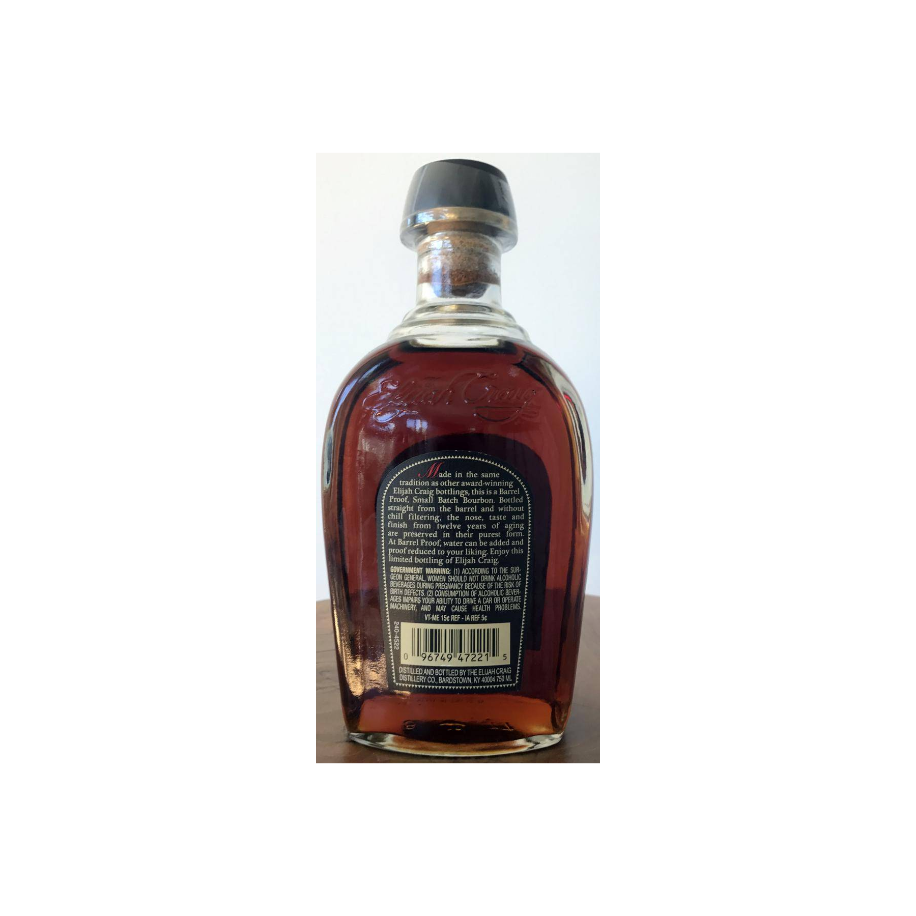 Elijah Craig 12 Years Bourbon Whisky 2