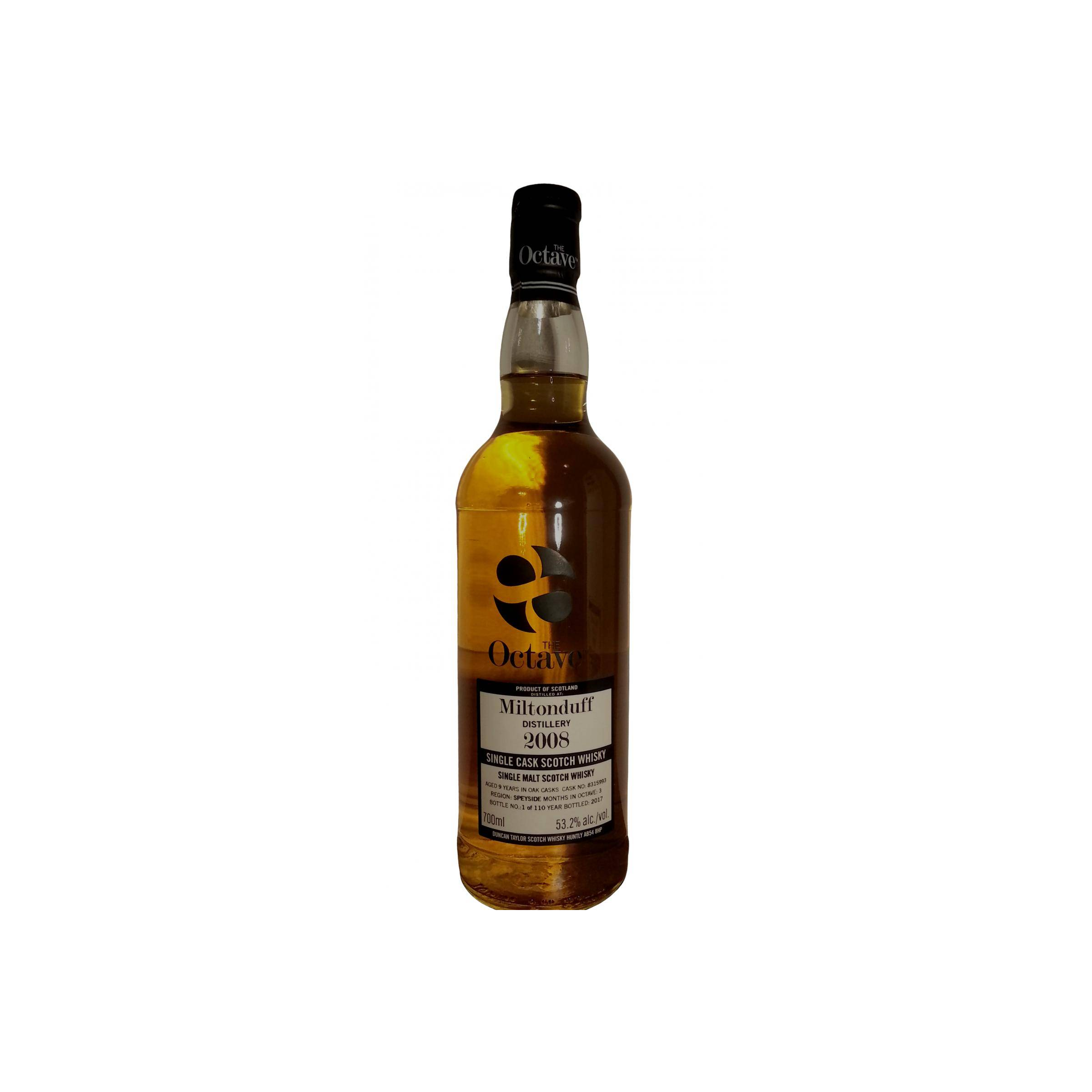 Miltonduff The Octave 2008 9 Years Single Malt Whisky