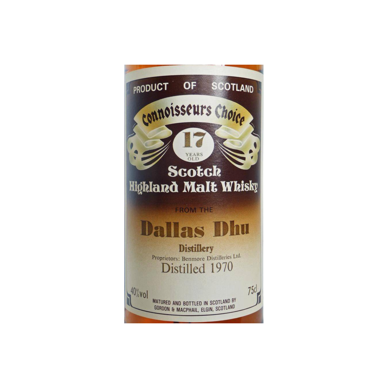 Dallas Dhu Connoisseurs Choice 1970 17 Years Single Malt Whisky 3