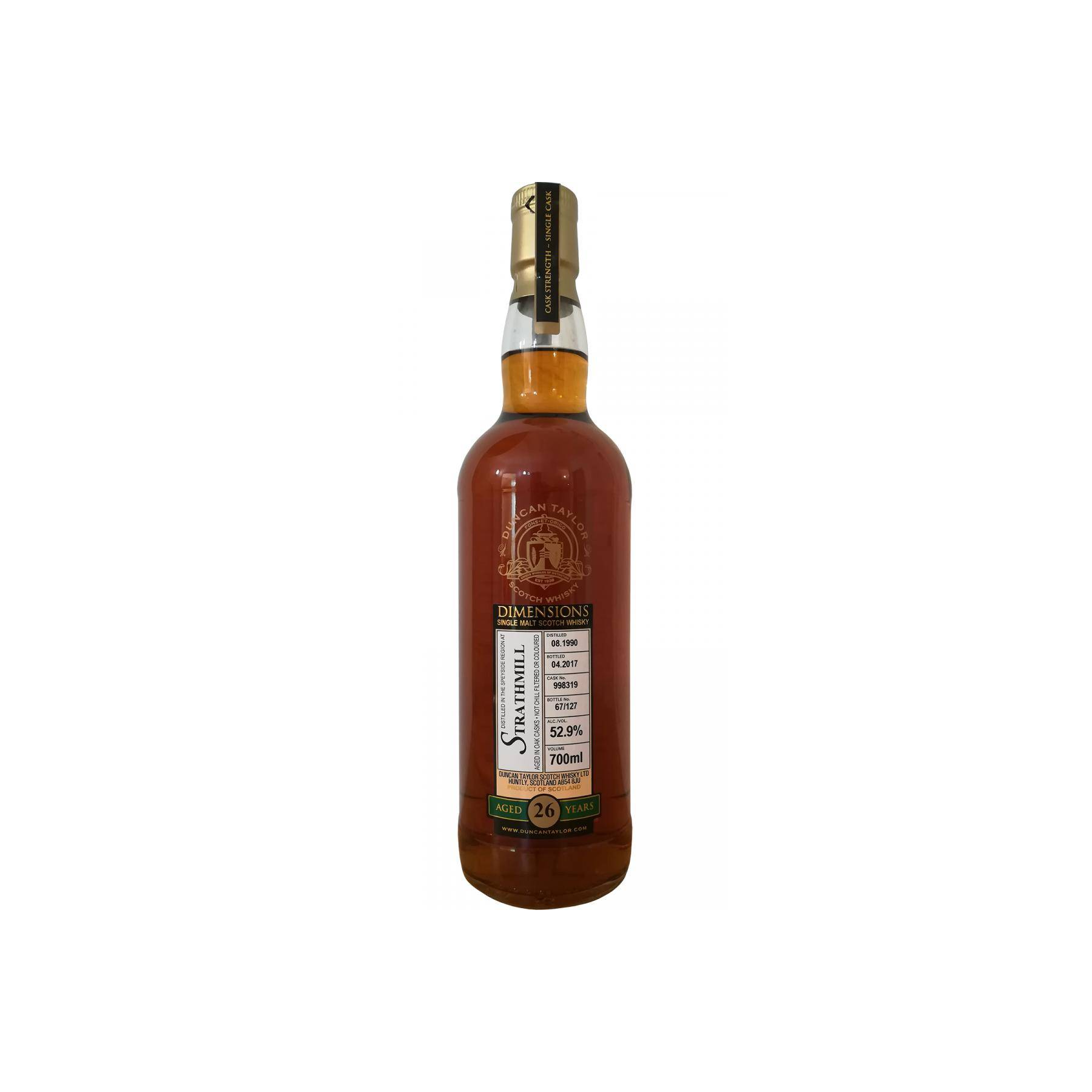 Strathmill Dimensions 1990 26 Years Single Malt Whisky