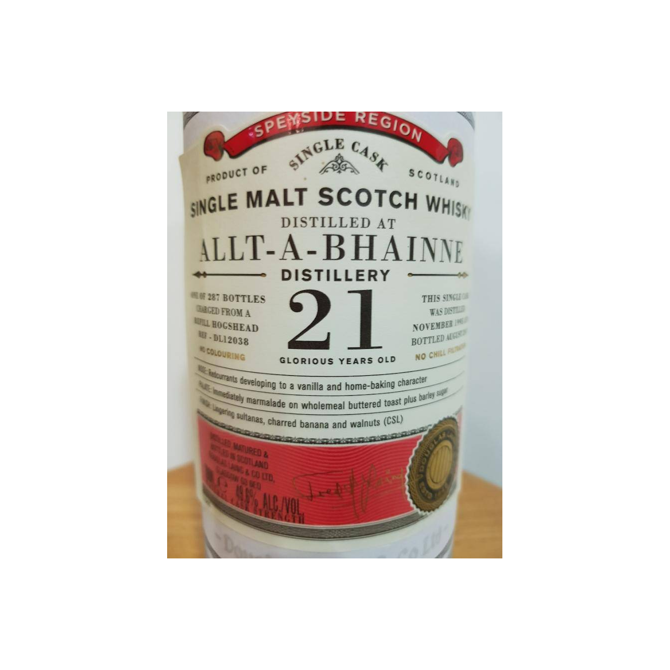 Allt-A-Bhainne Old Particular 1995 21 Years Single Malt Whisky 3