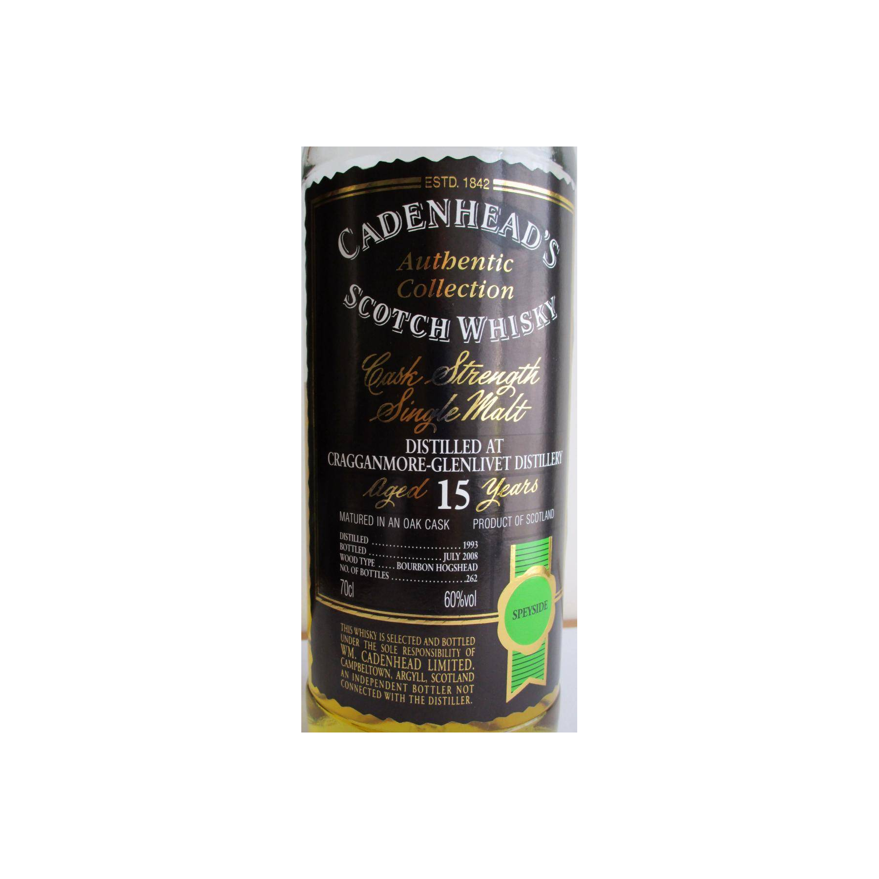 Cragganmore Authentic Collection 1993 15 Years Single Malt Whisky