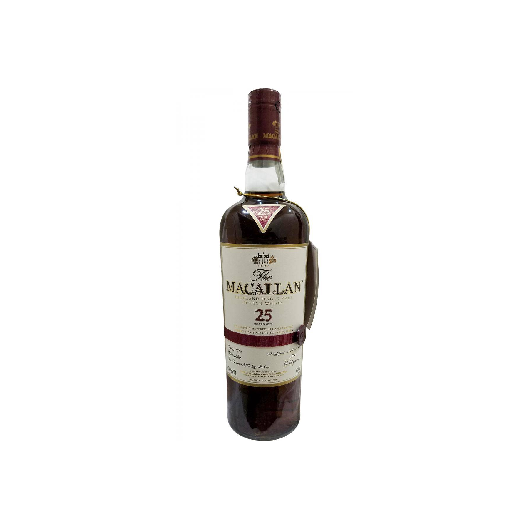 The Macallan 25 Years Single Malt Whisky