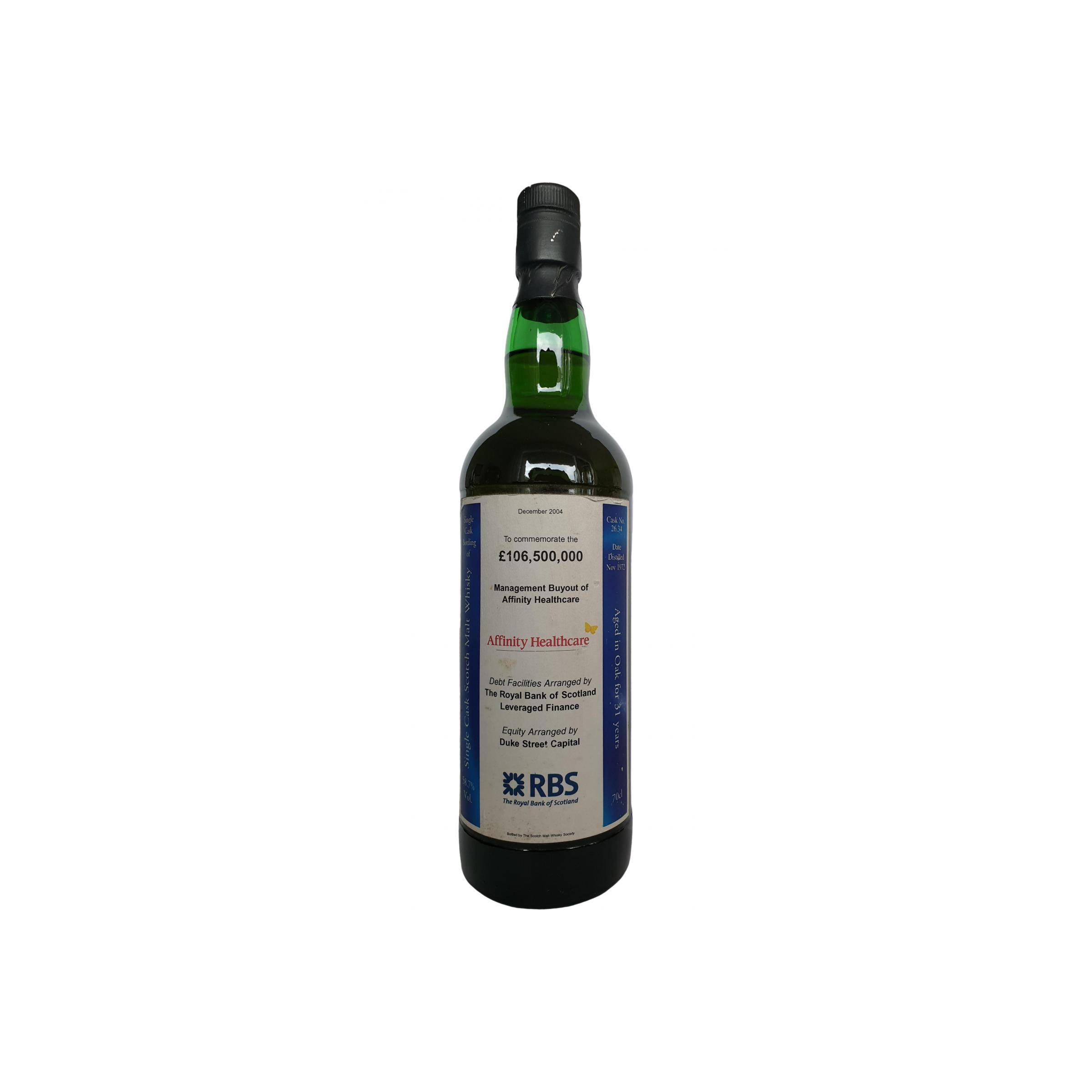 The Scotch Malt Whisky Society 1972 31 Years Single Malt Whisky