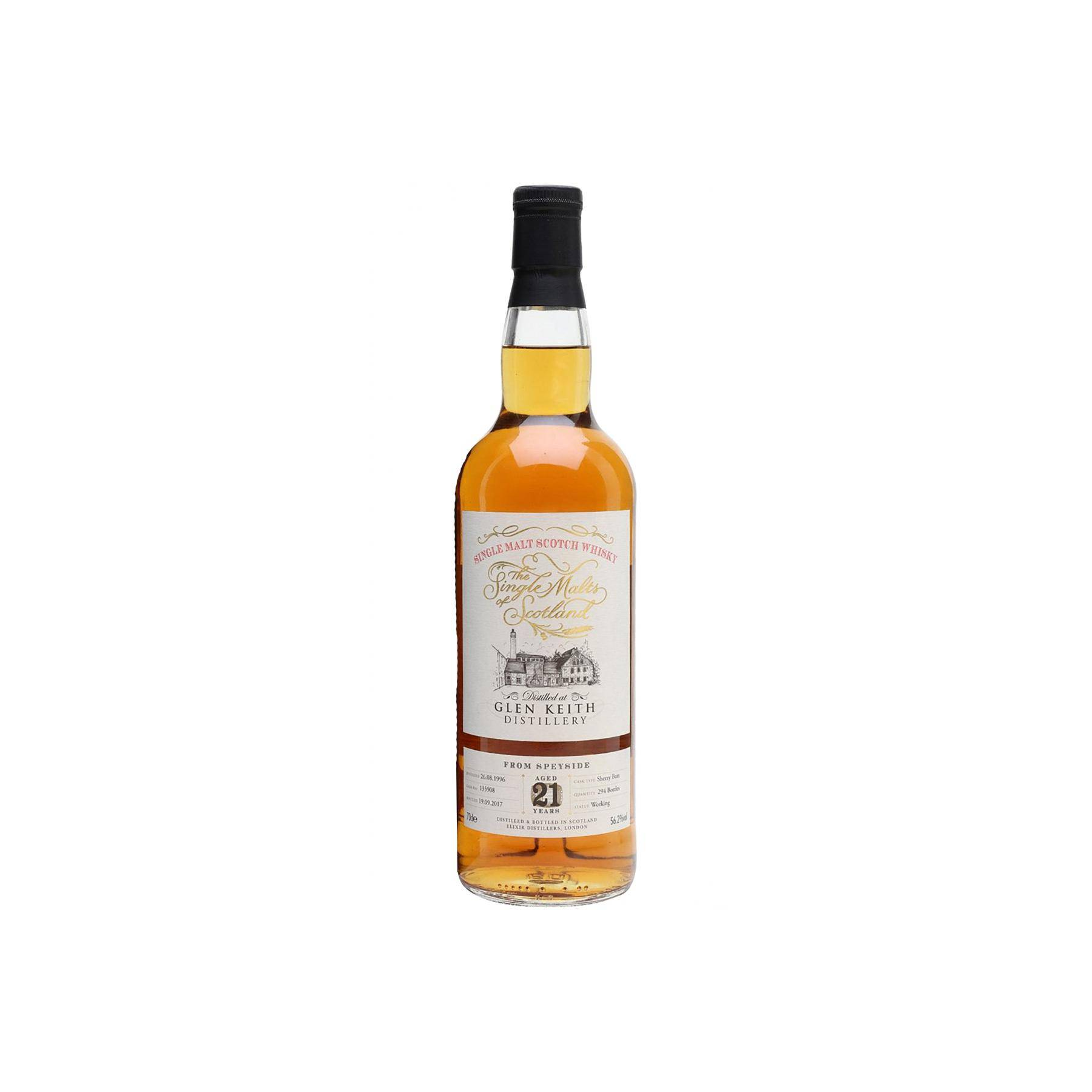 Glen Keith The Single Malts of Scotland 1996 21 Years Single Malt Whisky