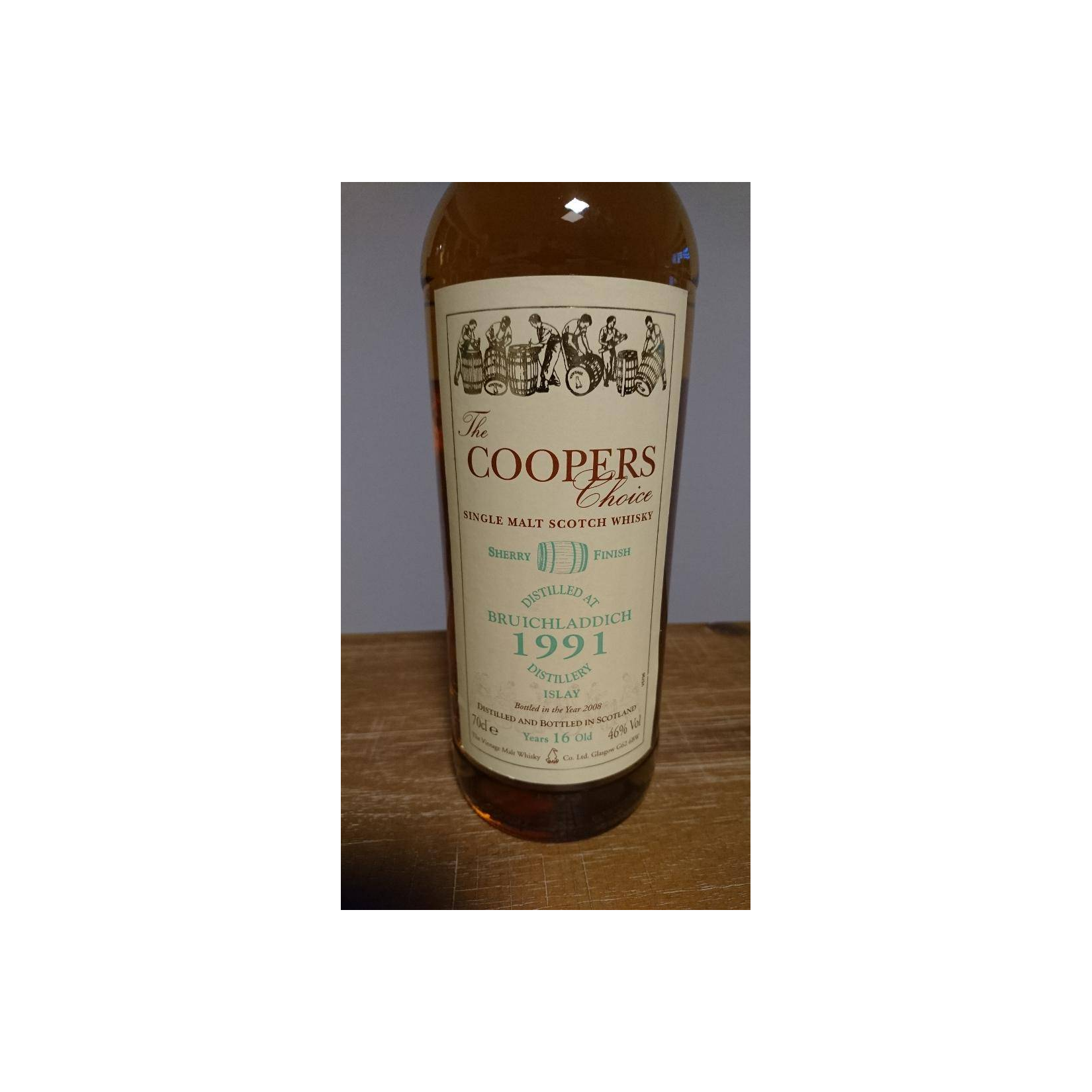 Bruichladdich The Cooper's Choice 1991 16 Years Single Malt Whisky 2