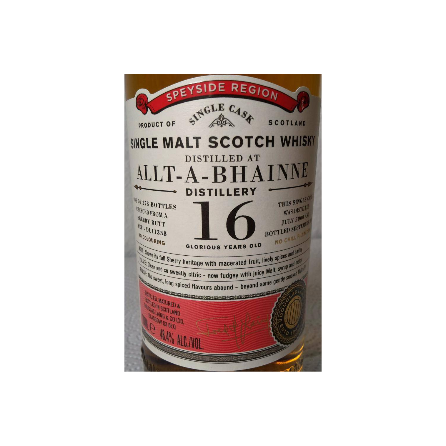 Allt-A-Bhainne Old Particular 2000 16 Years Single Malt Whisky 3