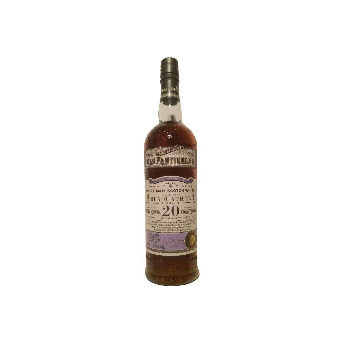 Blair Athol Old Particular 1995 20 Years Single Malt Whisky