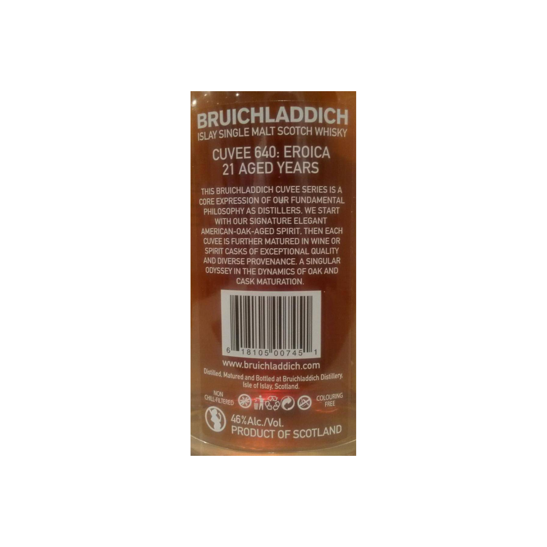 Bruichladdich 21 Years Single Malt Whisky 3