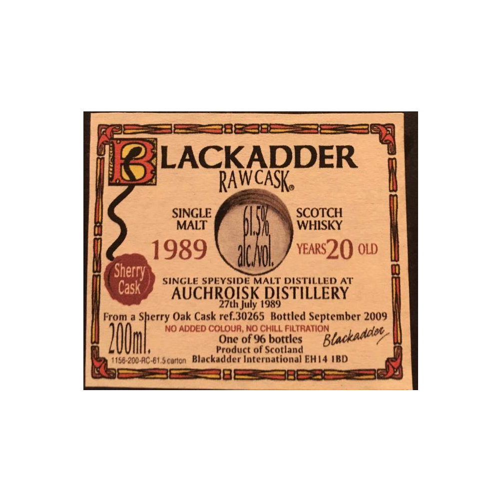 Auchroisk Raw Cask 1989 20 Years Single Malt Whisky 2