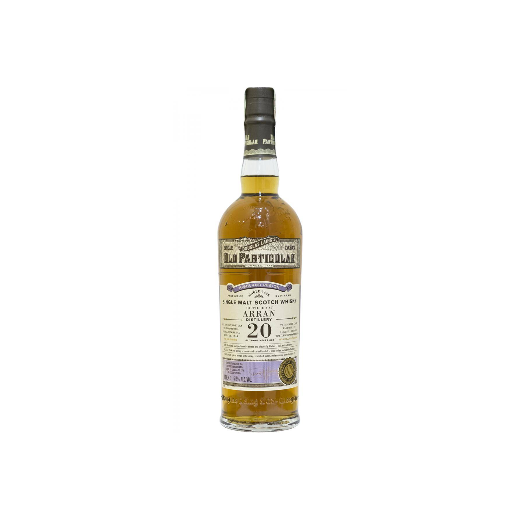 Arran Old Particular 1996 20 Years Single Malt Whisky