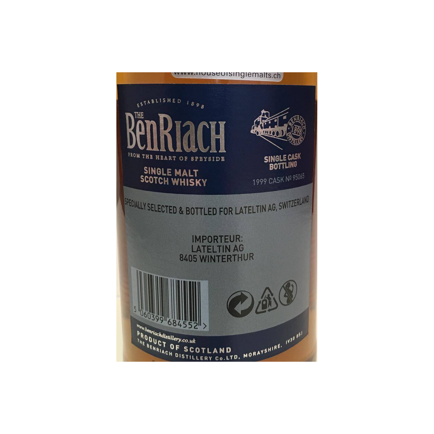 BenRiach Individual Cask Bottling 1999 16 Years Single Malt Whisky 3