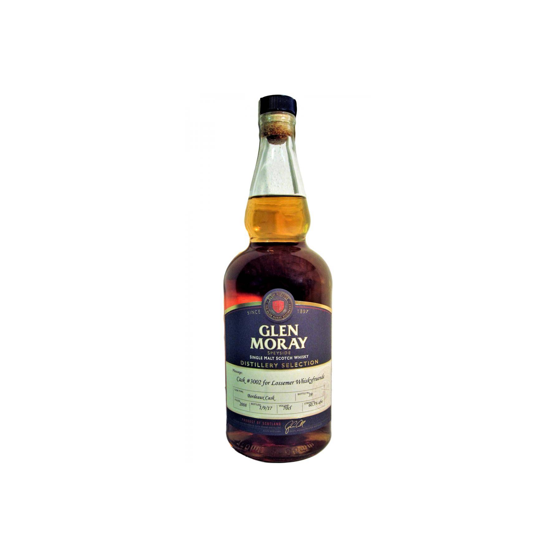 Glen Moray 2008 9 Years Single Malt Whisky