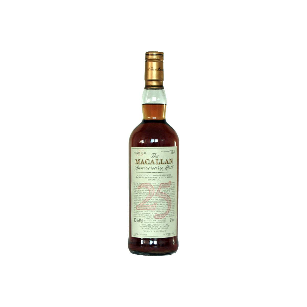The Macallan 1964 25 Years Single Malt Whisky