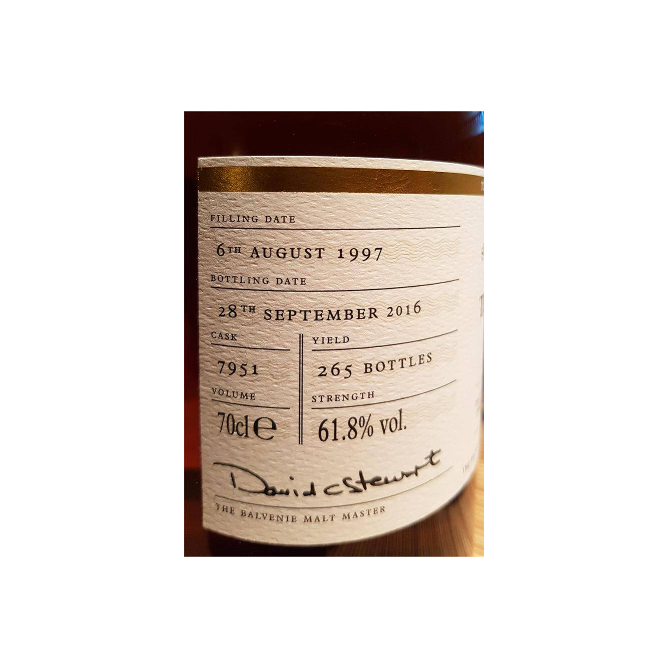 The Balvenie 1997 19 Years Single Malt Whisky 2