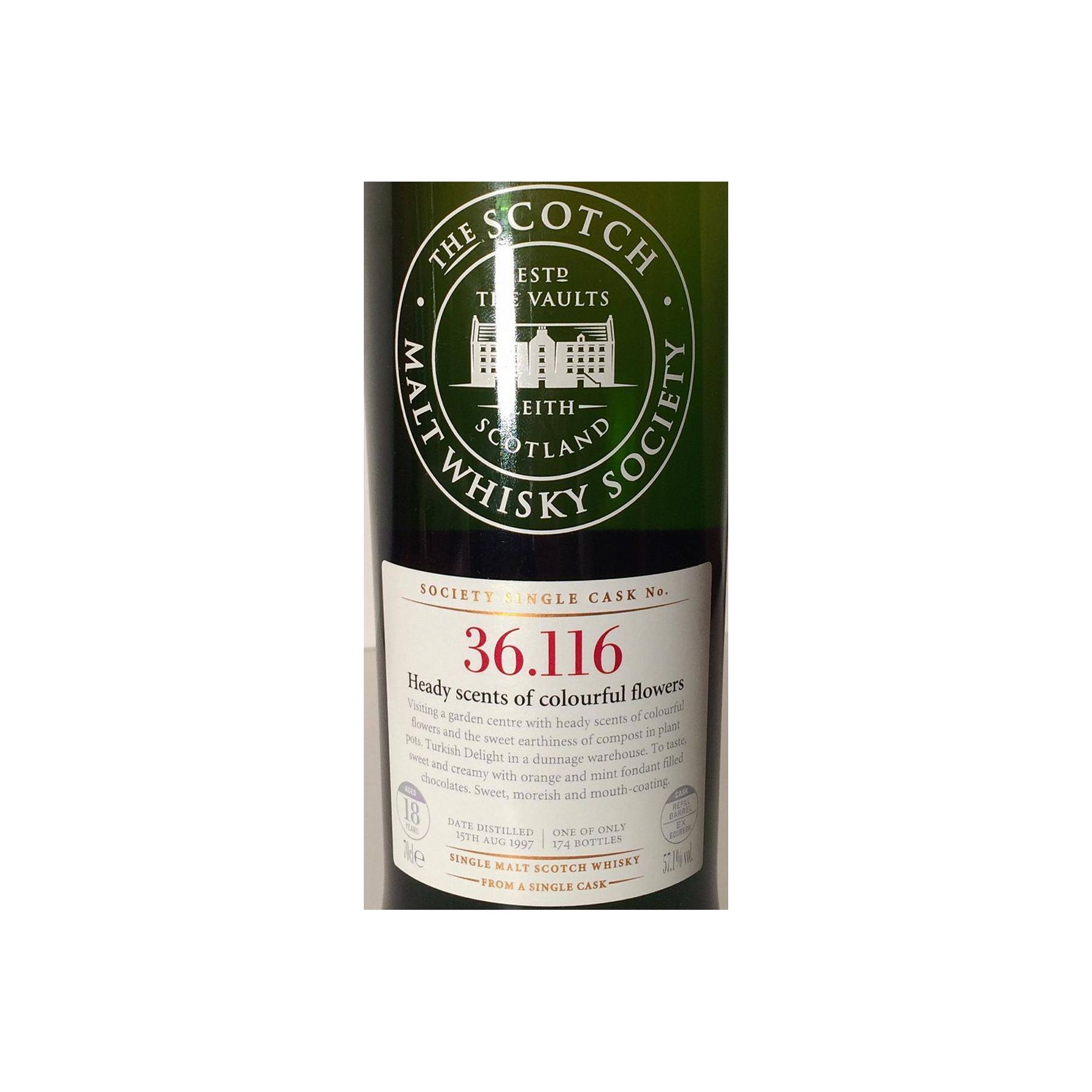 The Scotch Malt Whisky Society 1997 18 Years Single Malt Whisky 2