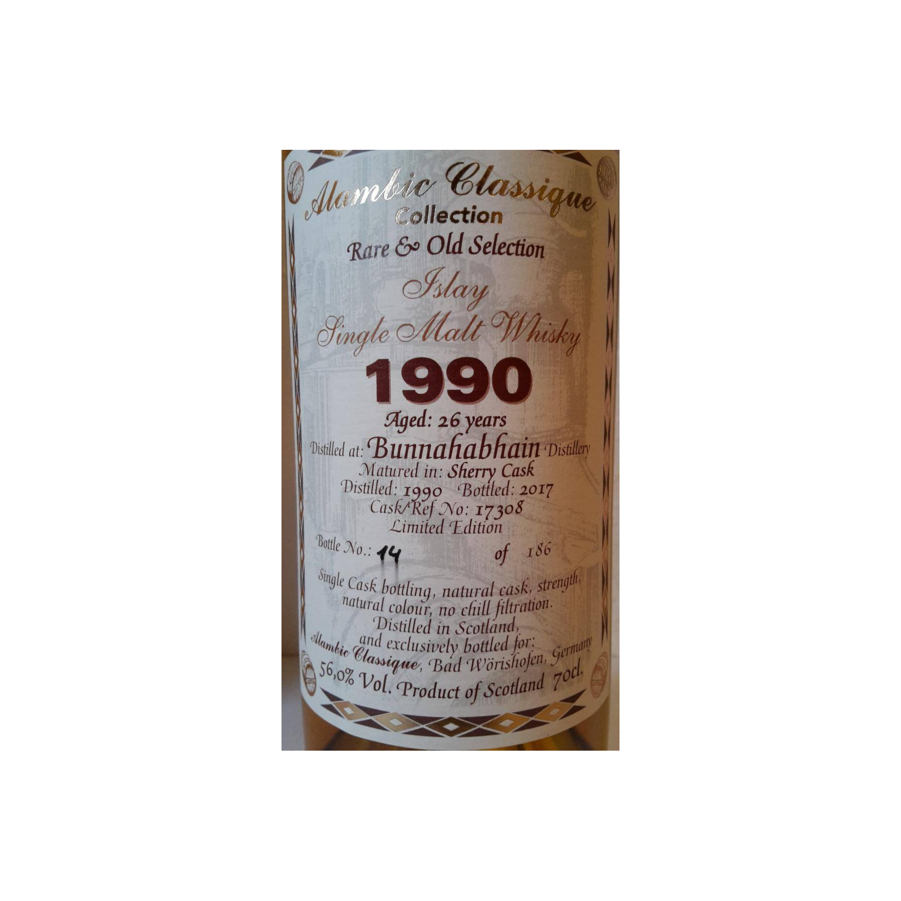 Bunnahabhain 1990 26 Years Single Malt Whisky 2