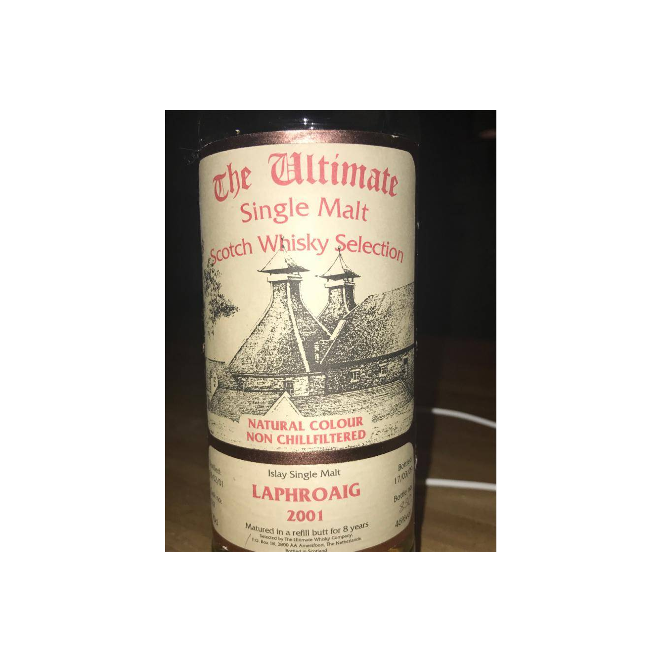 Laphroaig The Ultimate 2001 8 Years Single Malt Whisky 2