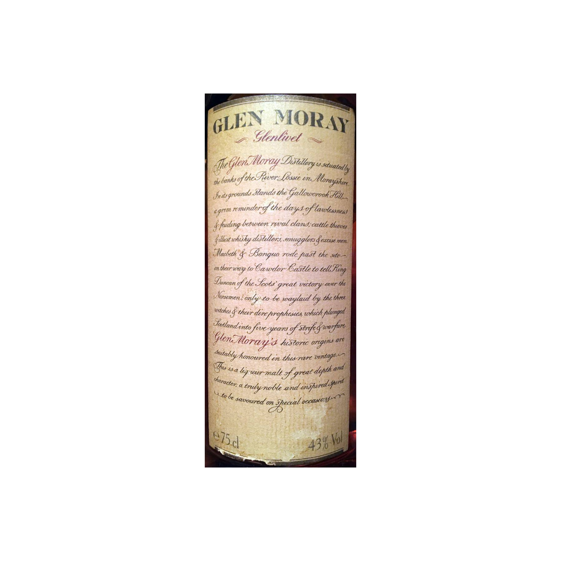 Glen Moray 1962 24 Years Single Malt Whisky 3