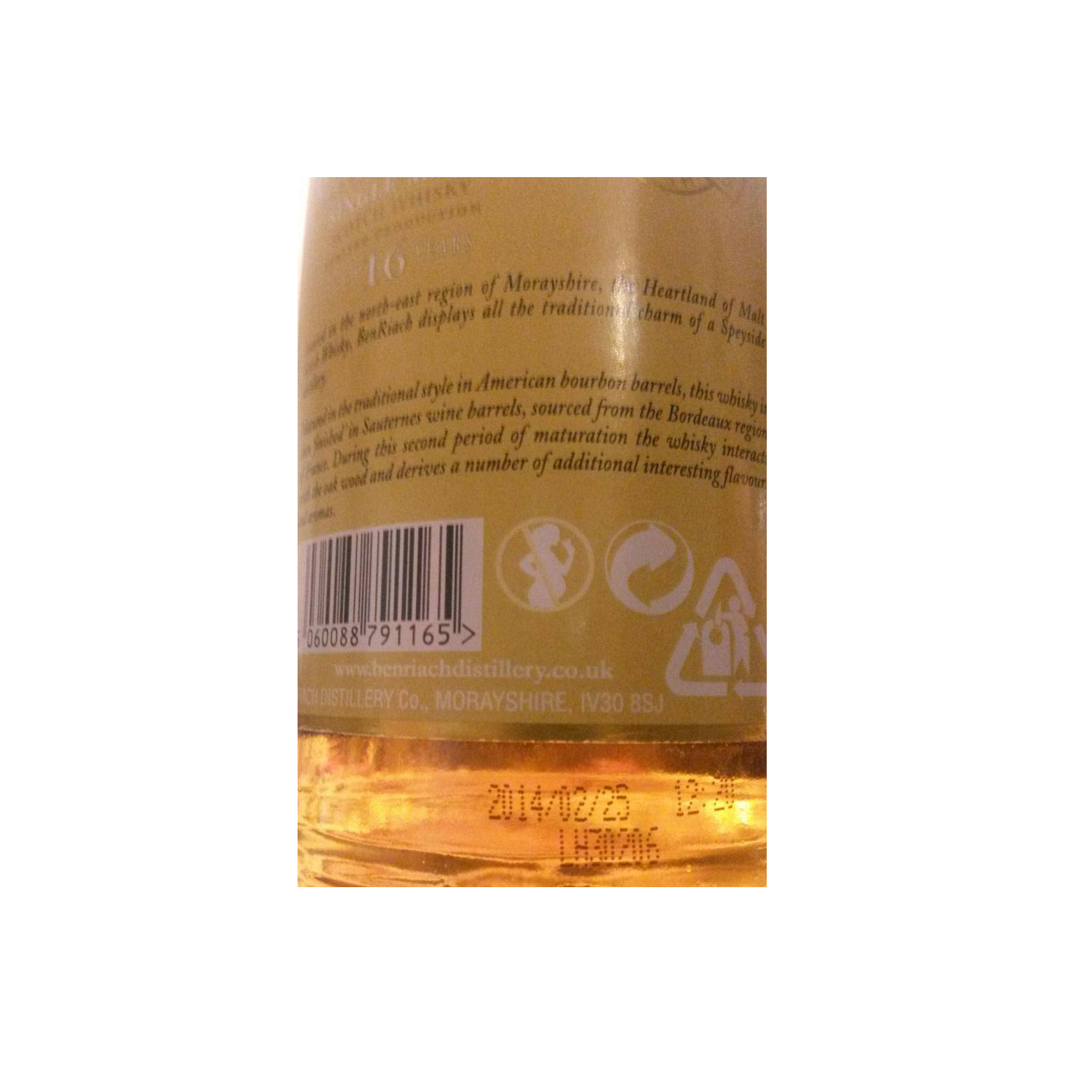 BenRiach 16 Years Single Malt Whisky 3