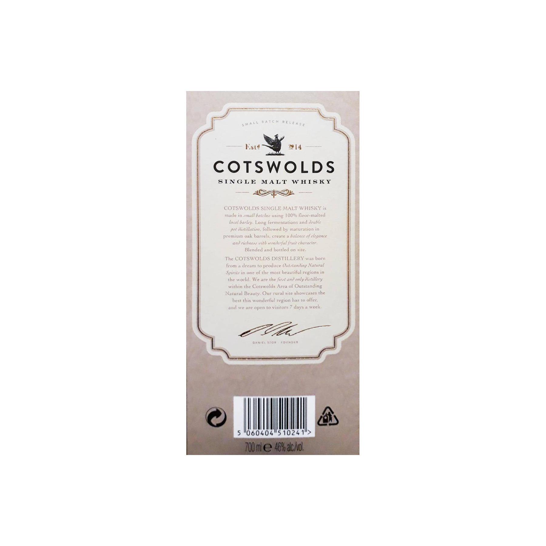 Cotswolds 2014 3 Years Single Malt Whisky 3