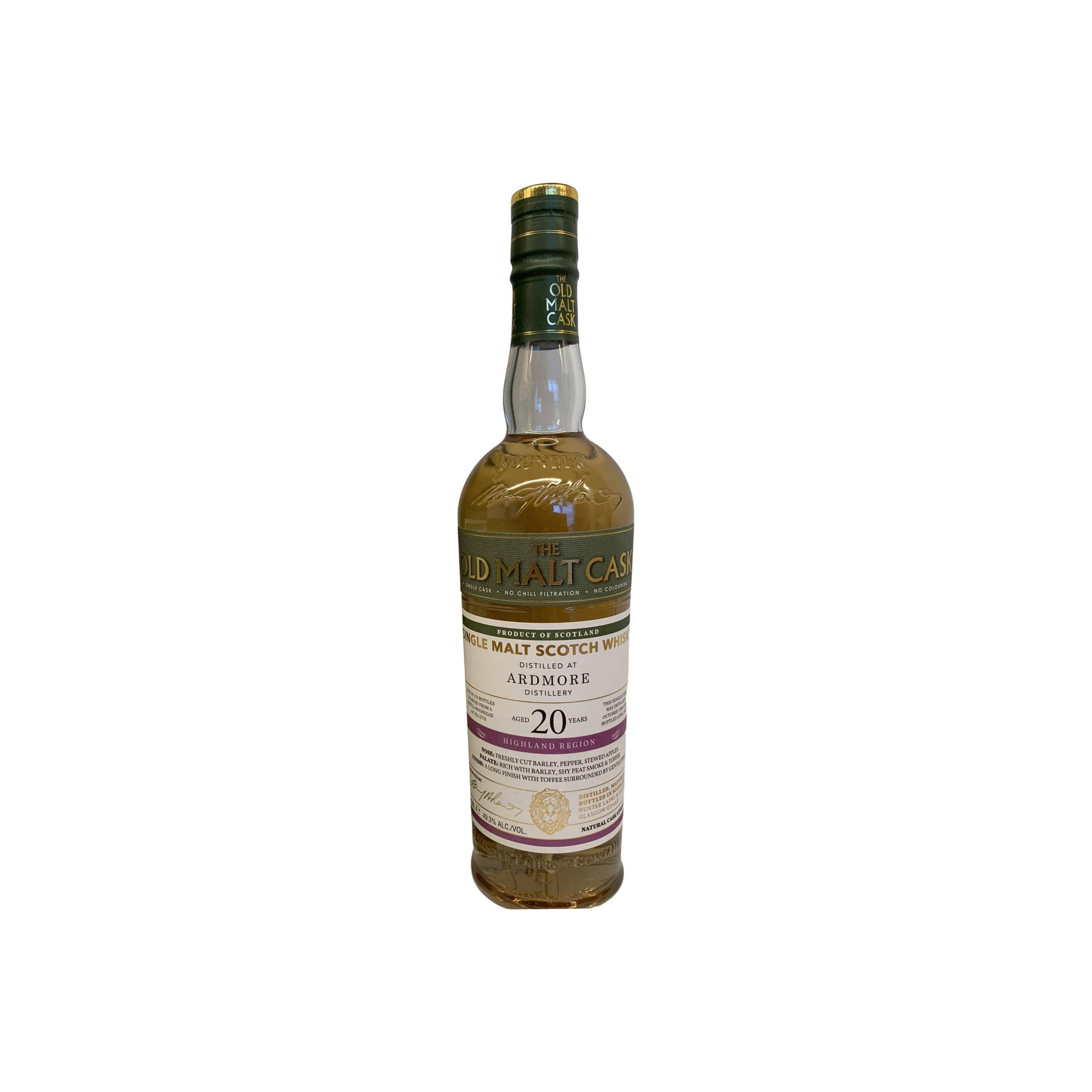 Ardmore Old Malt Cask 1996 20 Years Single Malt Whisky