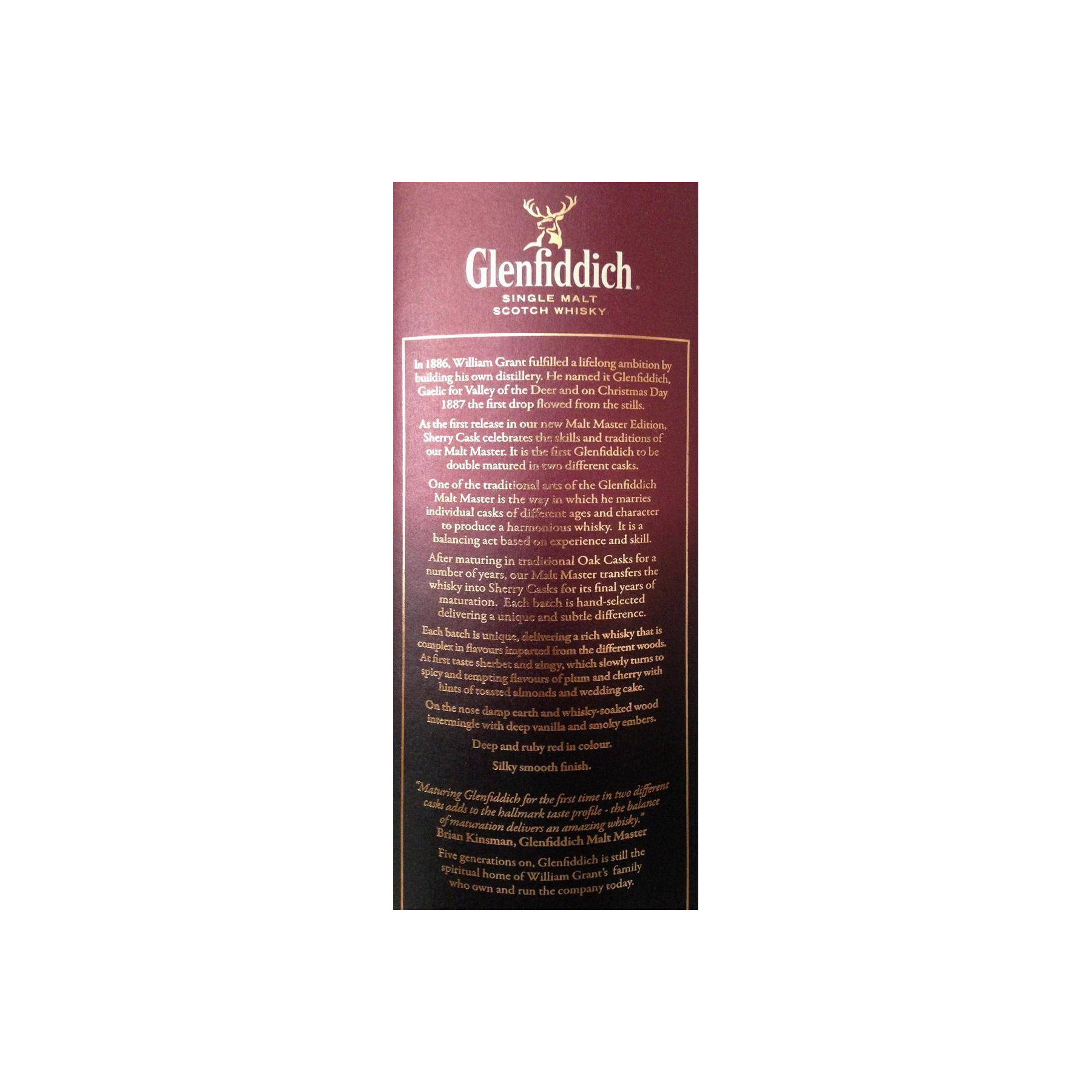 Glenfiddich Single Malt Whisky 3
